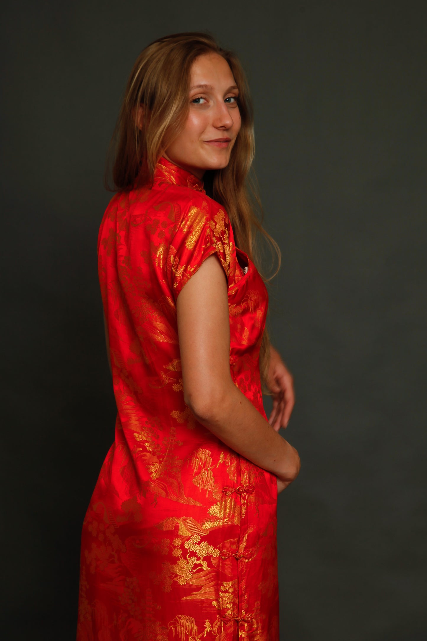 1930 Silk Cheongsam Chinese Dress
