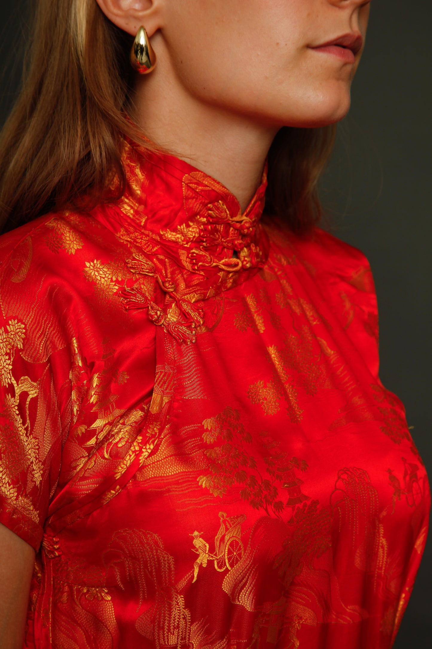 1930 Silk Cheongsam Chinese Dress