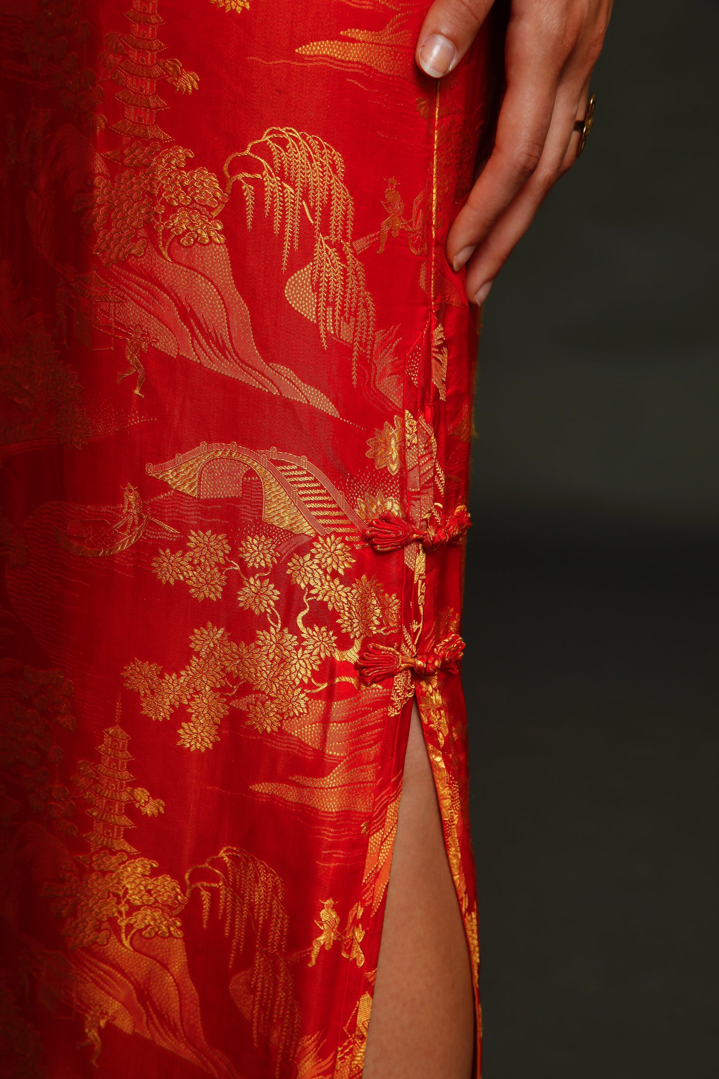 1930 Silk Cheongsam Chinese Dress