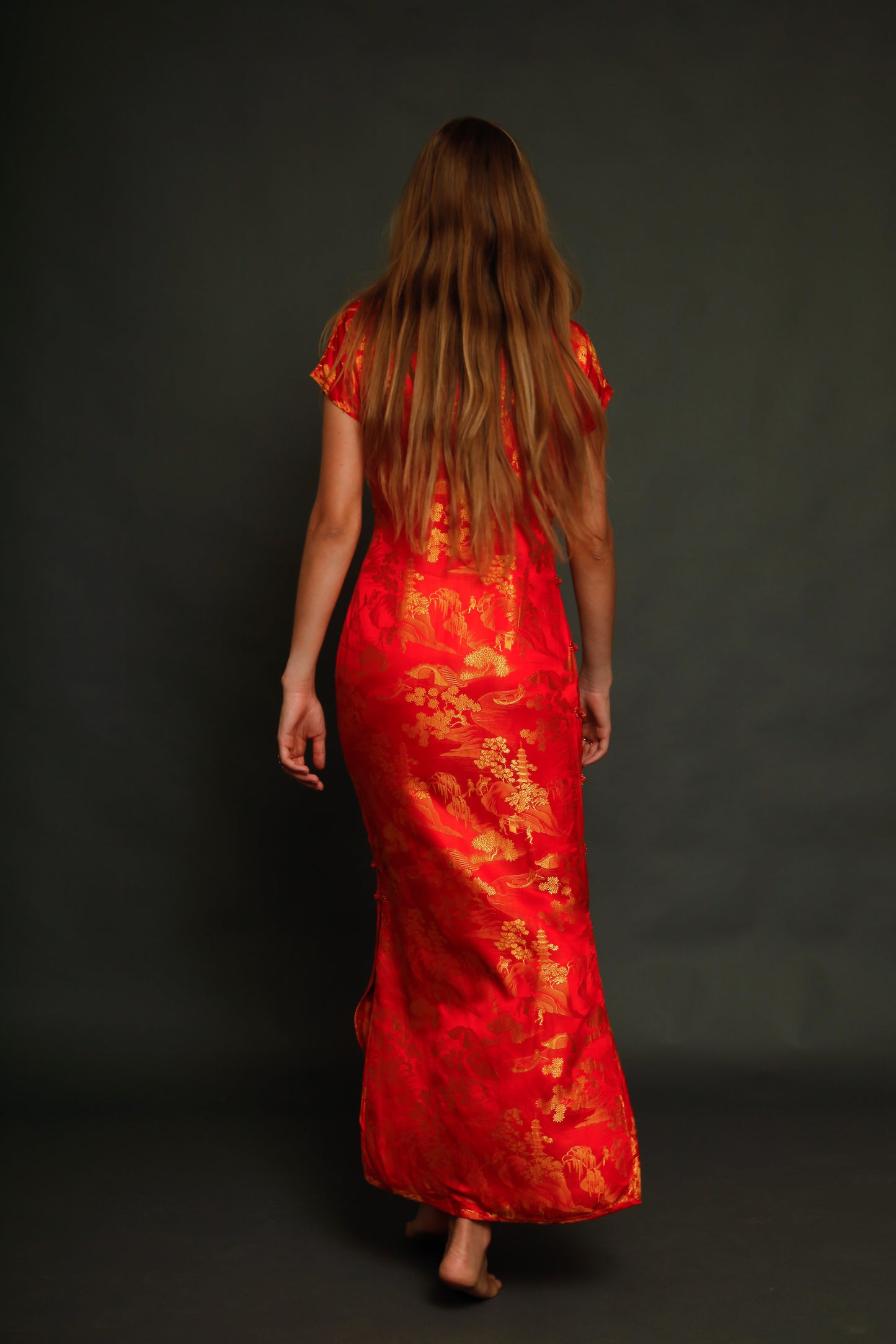 1930 Silk Cheongsam Chinese Dress