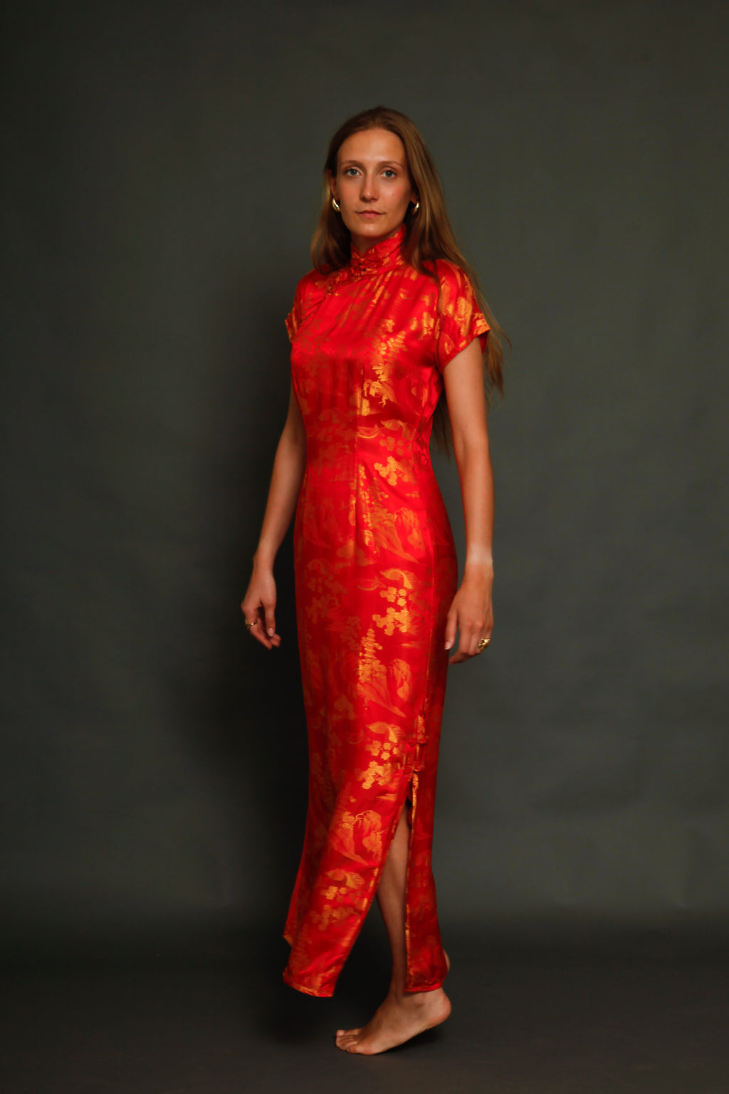 1930 Silk Cheongsam Chinese Dress