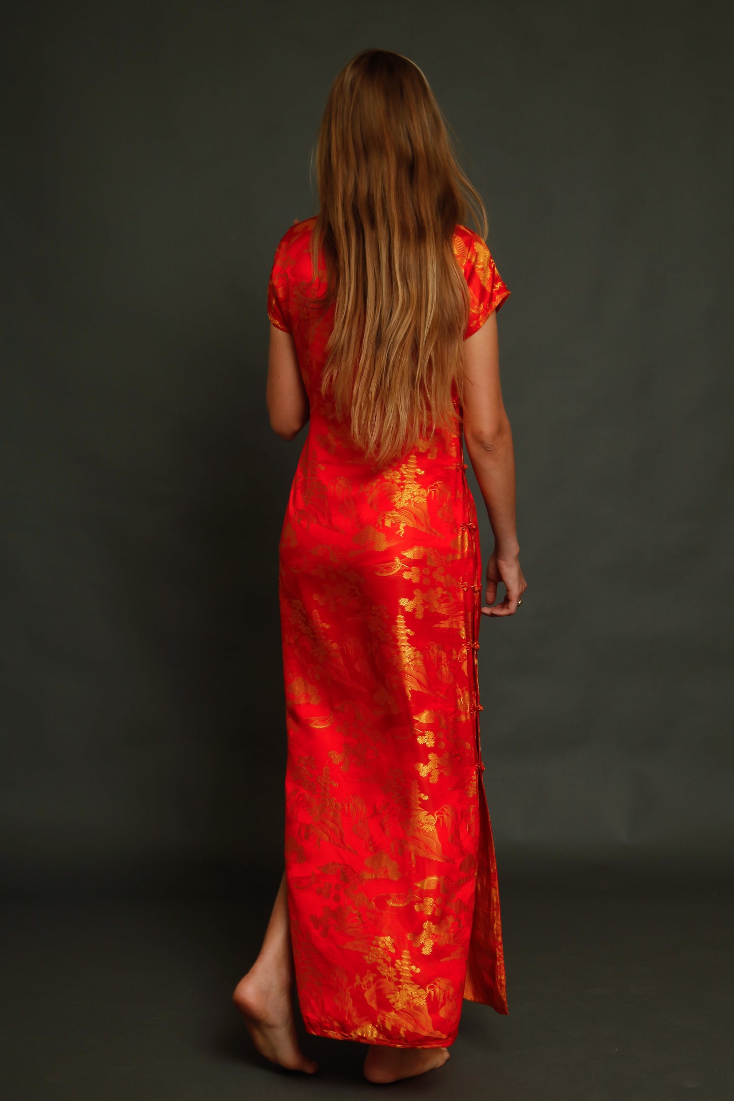 1930 Silk Cheongsam Chinese Dress