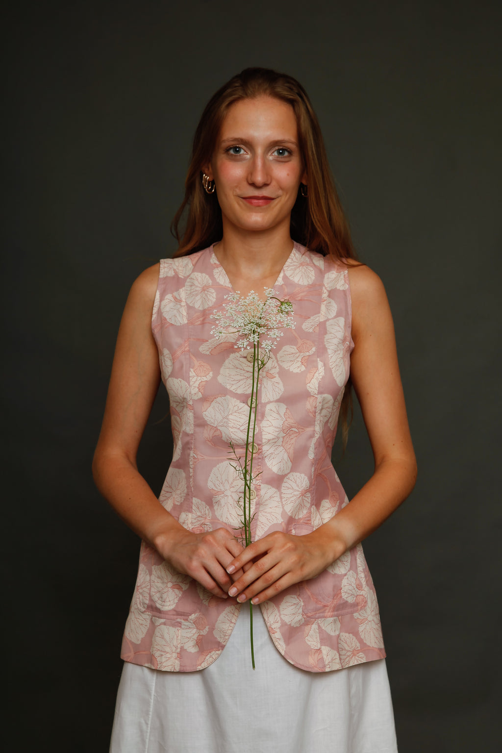 1970 Early Cacharel Floral Vest
