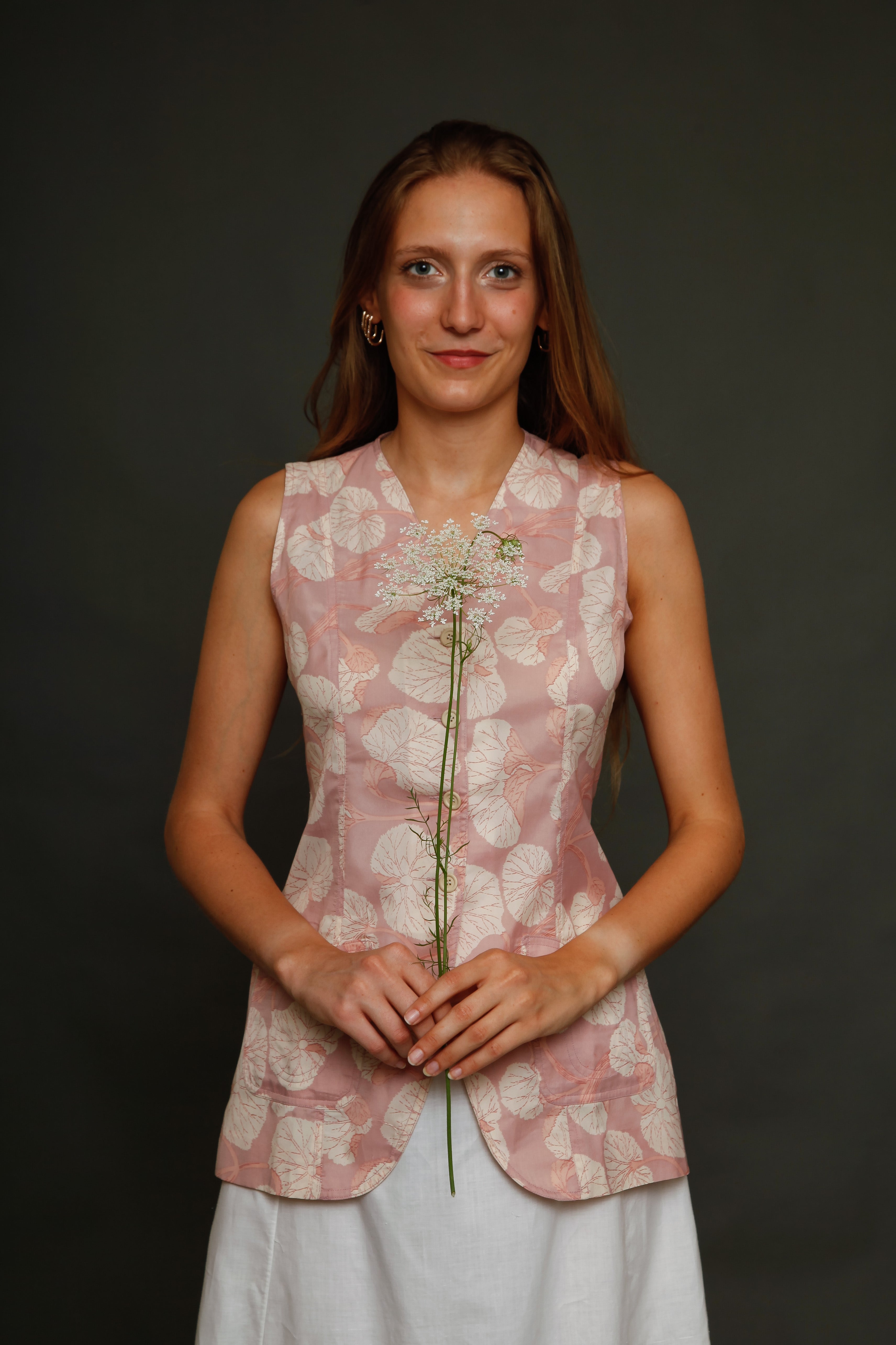1970 Early Cacharel Floral Vest