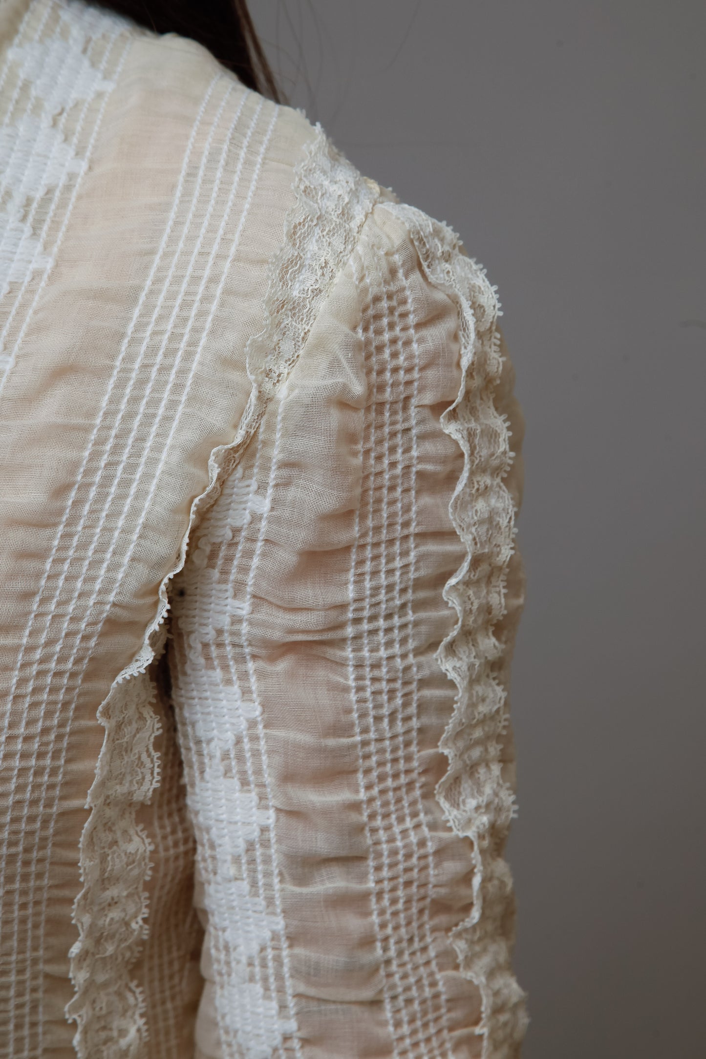 1970 Embroidered Cotton Gauze Maxi Dress