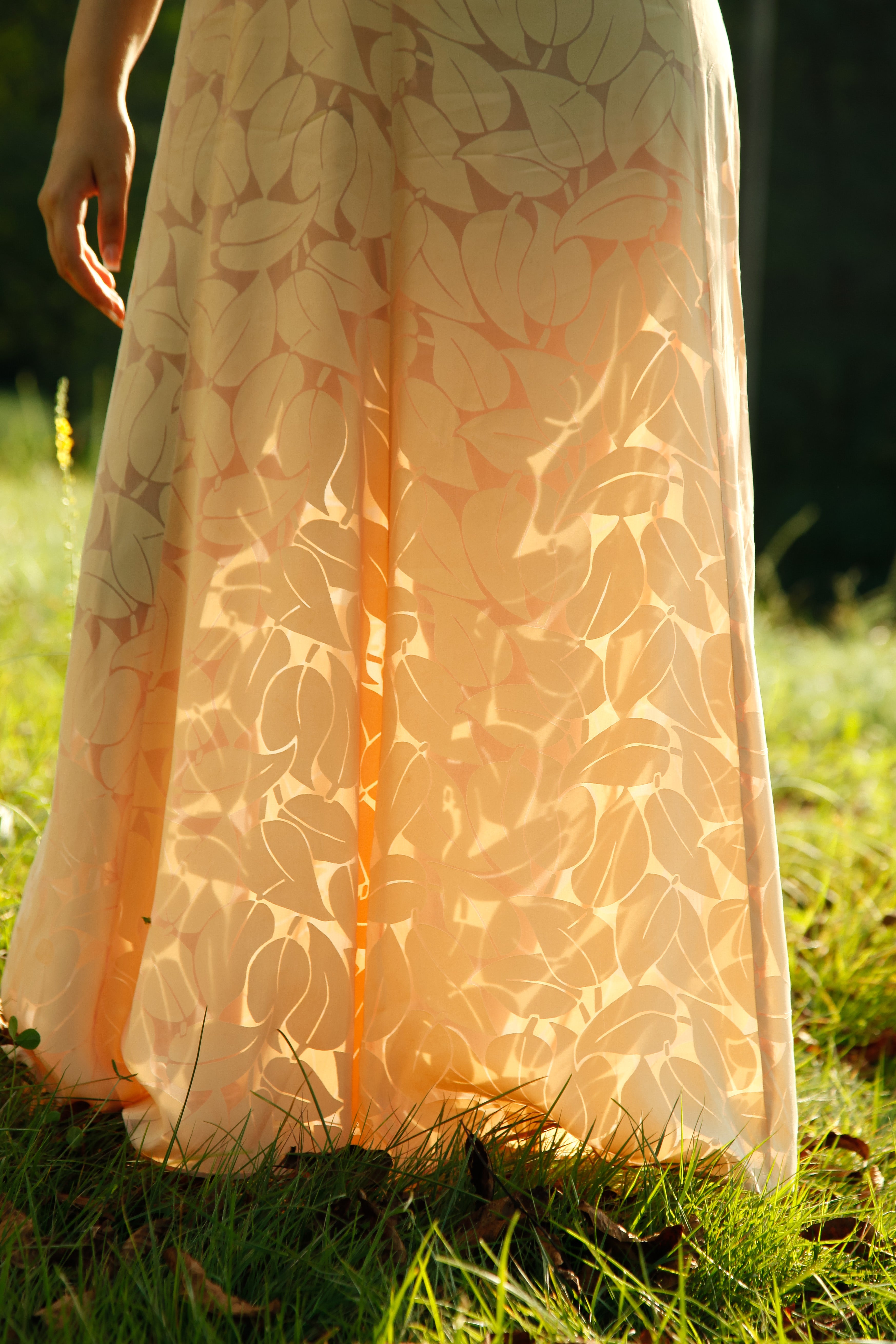 30s Leaves Garden Dress