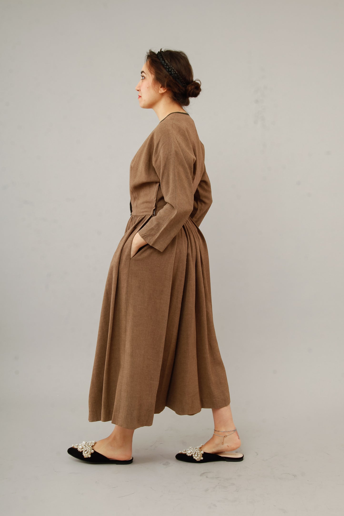 1950 Lightwool Day Dress