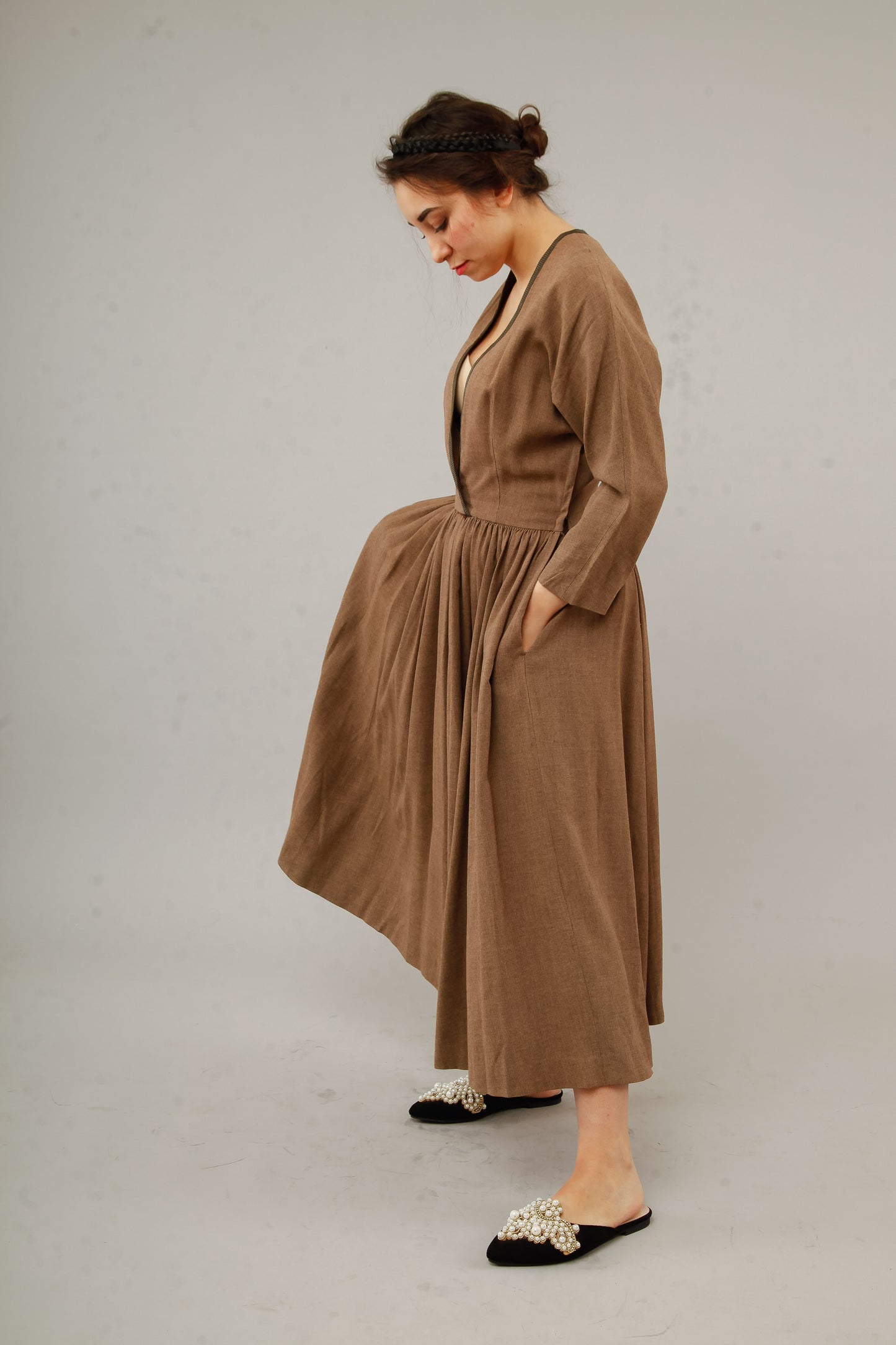 1950 Lightwool Day Dress