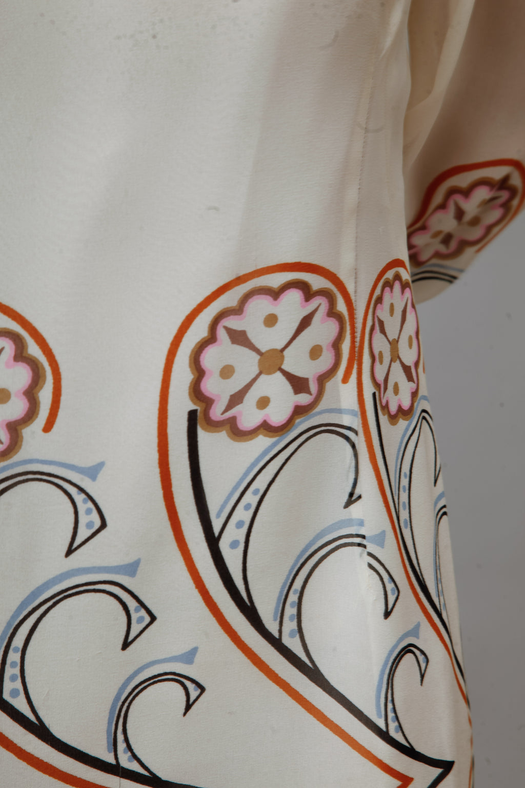 Vicedomini 60s Silk Chiffon Mini Dress