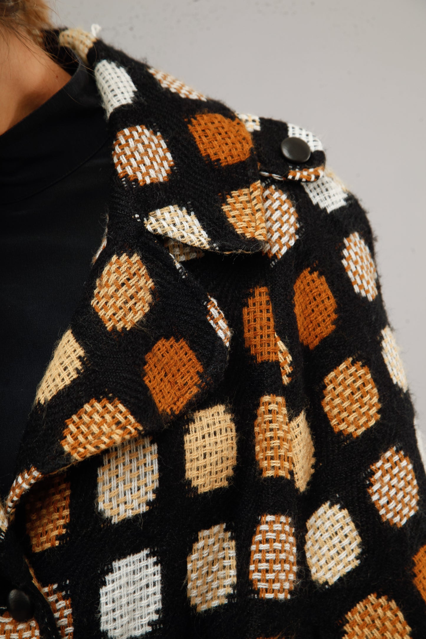 1960 Dotted Brown Cape