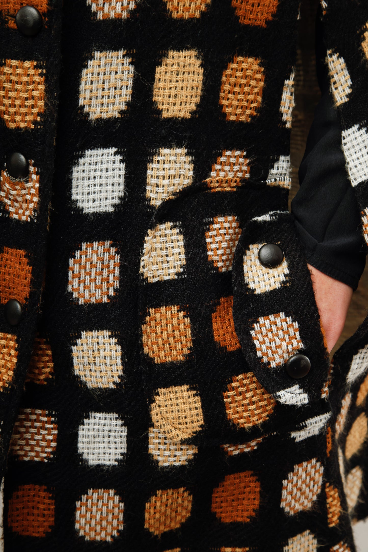 1960 Dotted Brown Cape