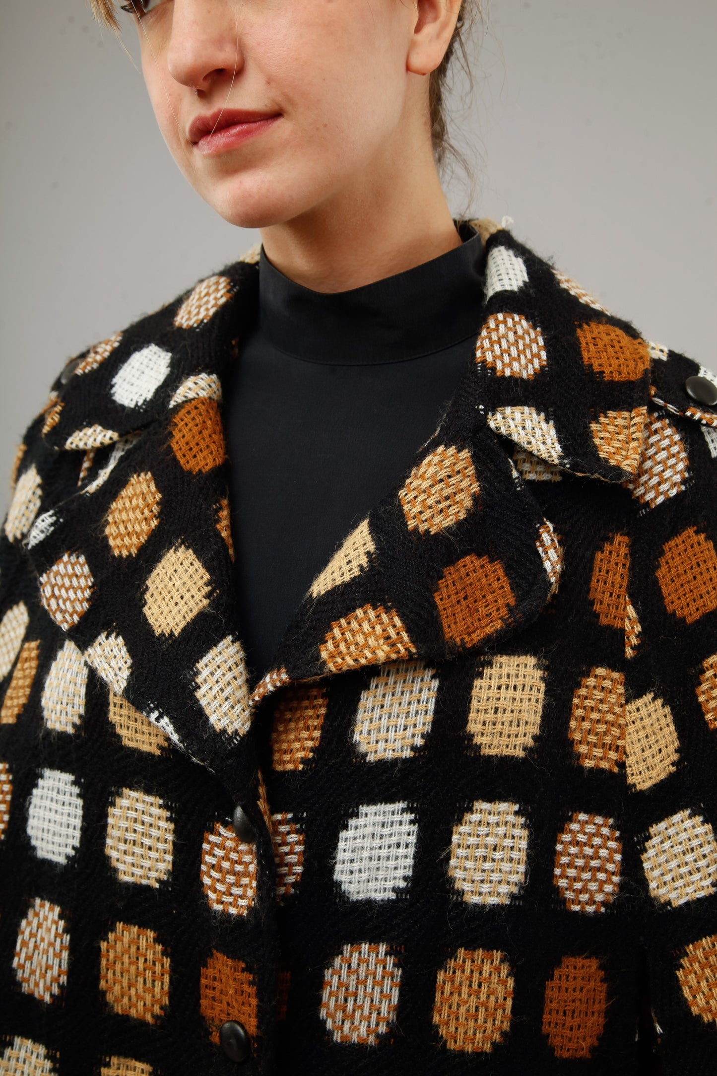 1960 Dotted Brown Cape