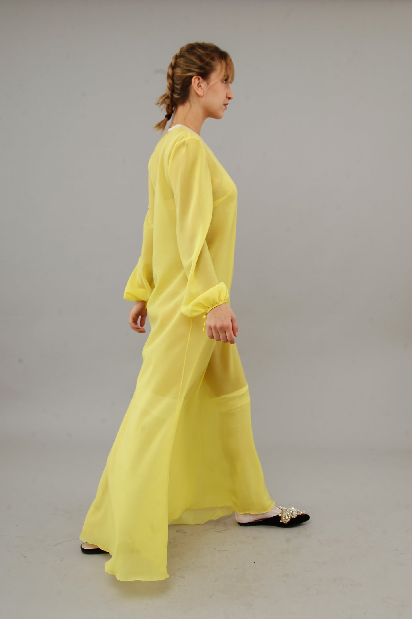 1960 yellow caftan