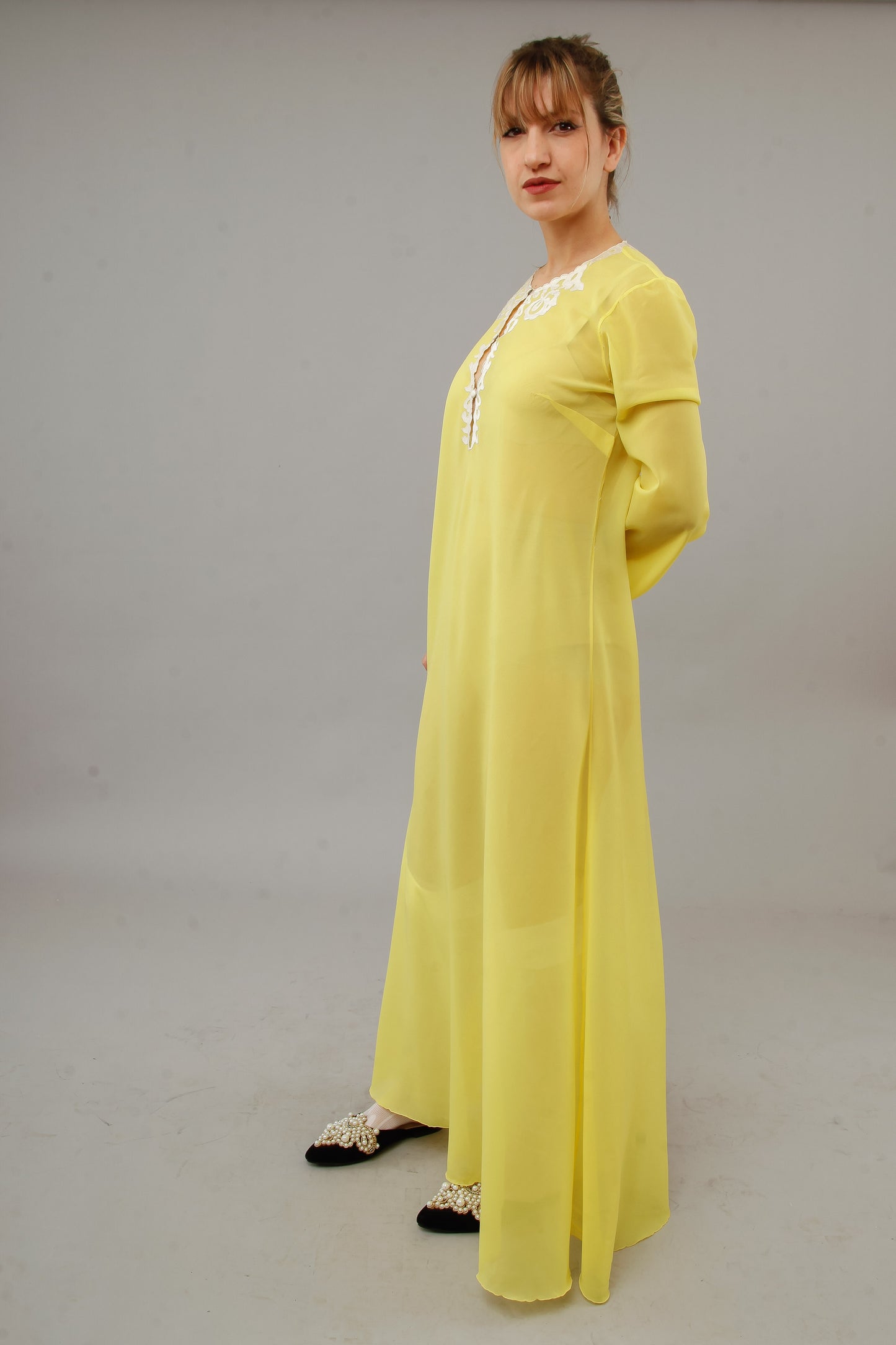 1960 yellow caftan