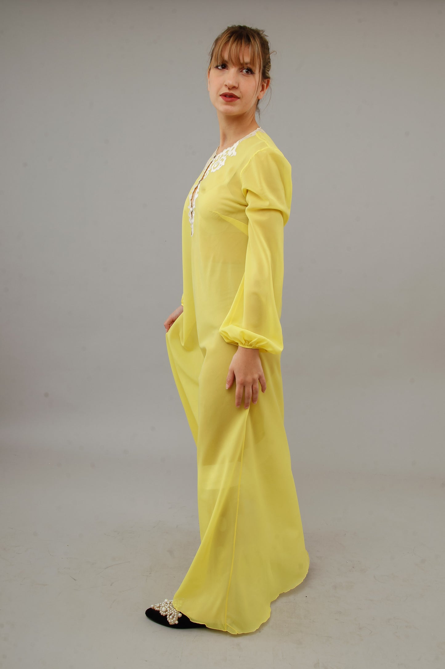 1960 yellow caftan