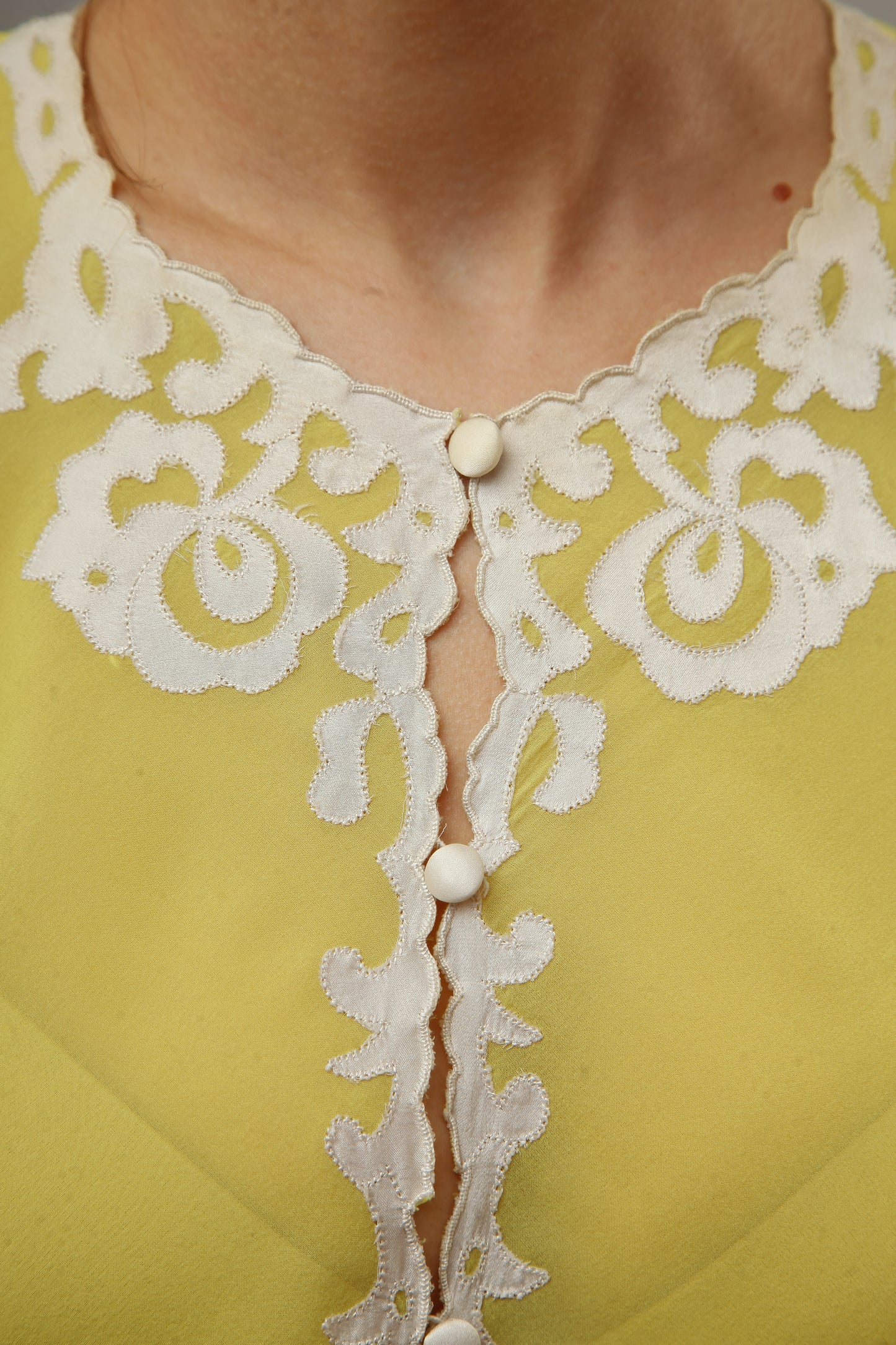 1960 yellow caftan