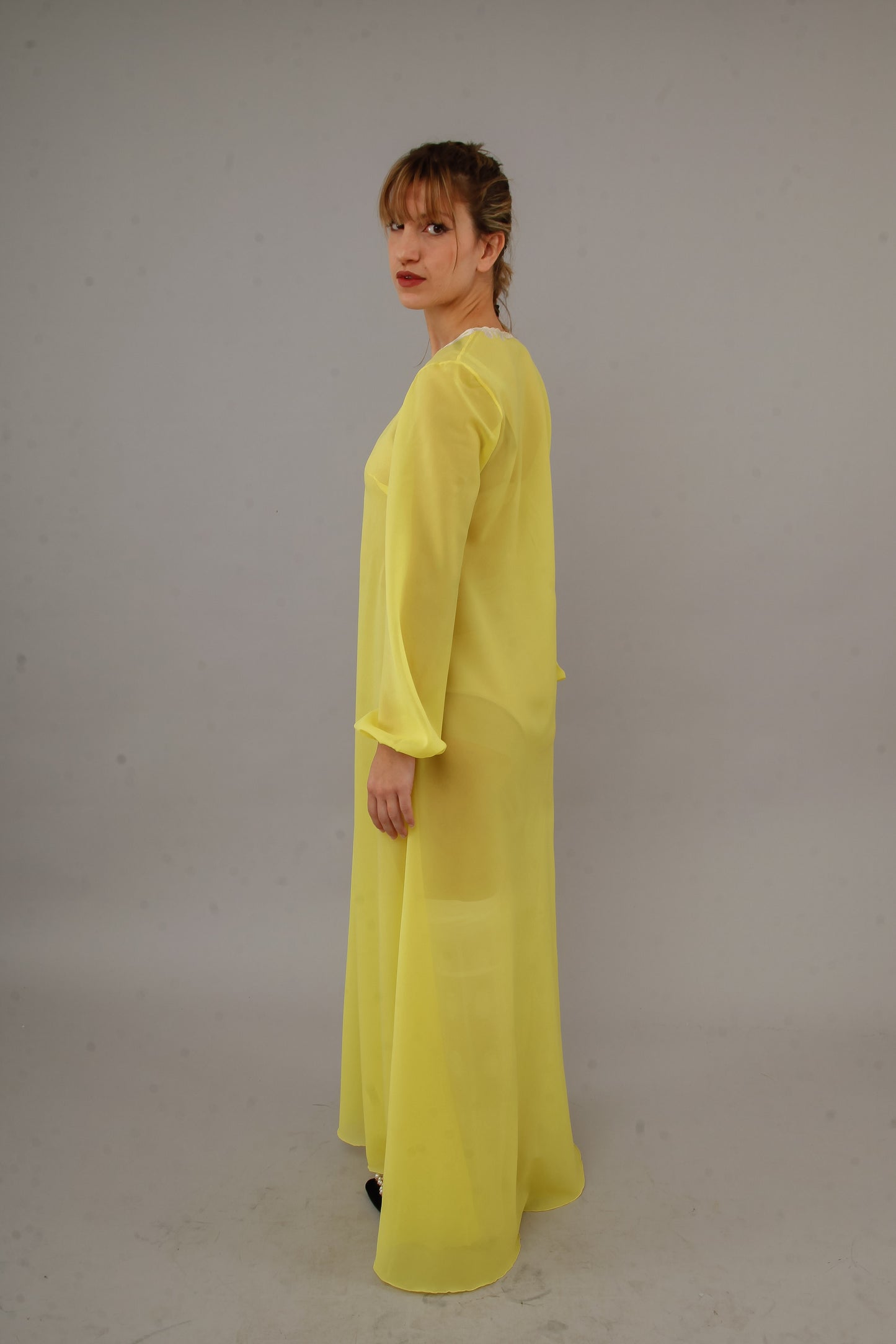 1960 yellow caftan