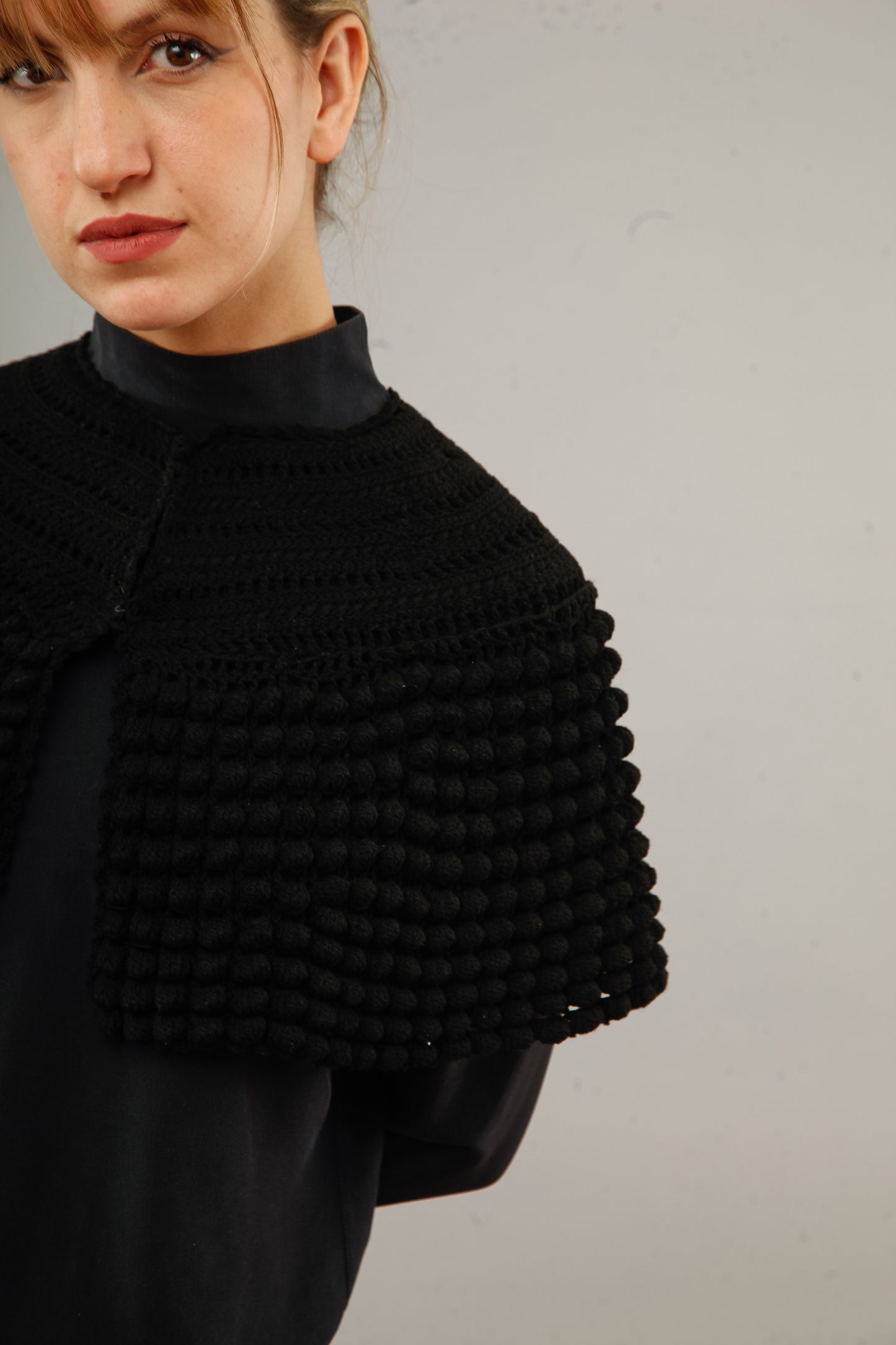 1890 Wool Knitted Capelet