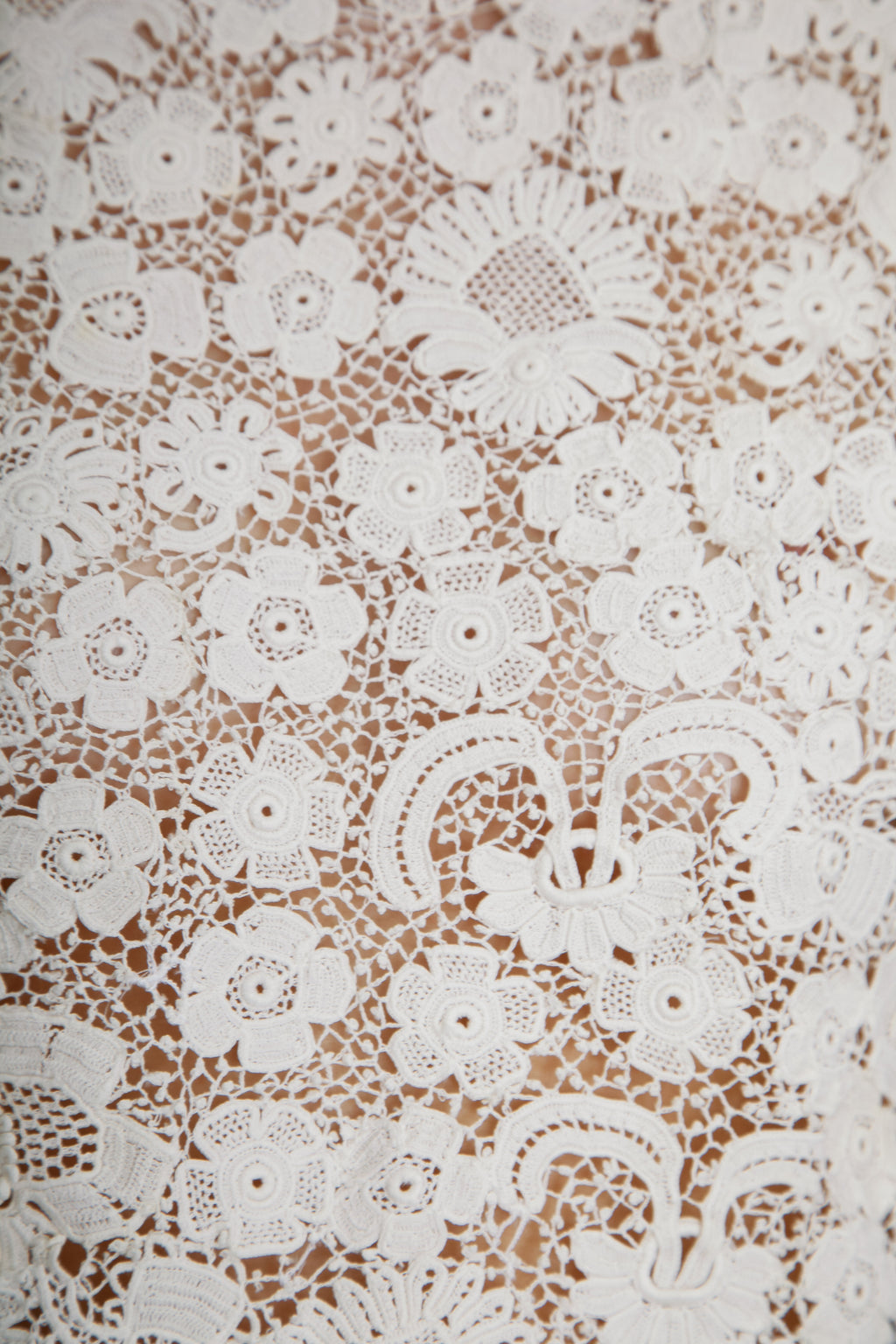 1910 Irish Crochet Floral Blouse