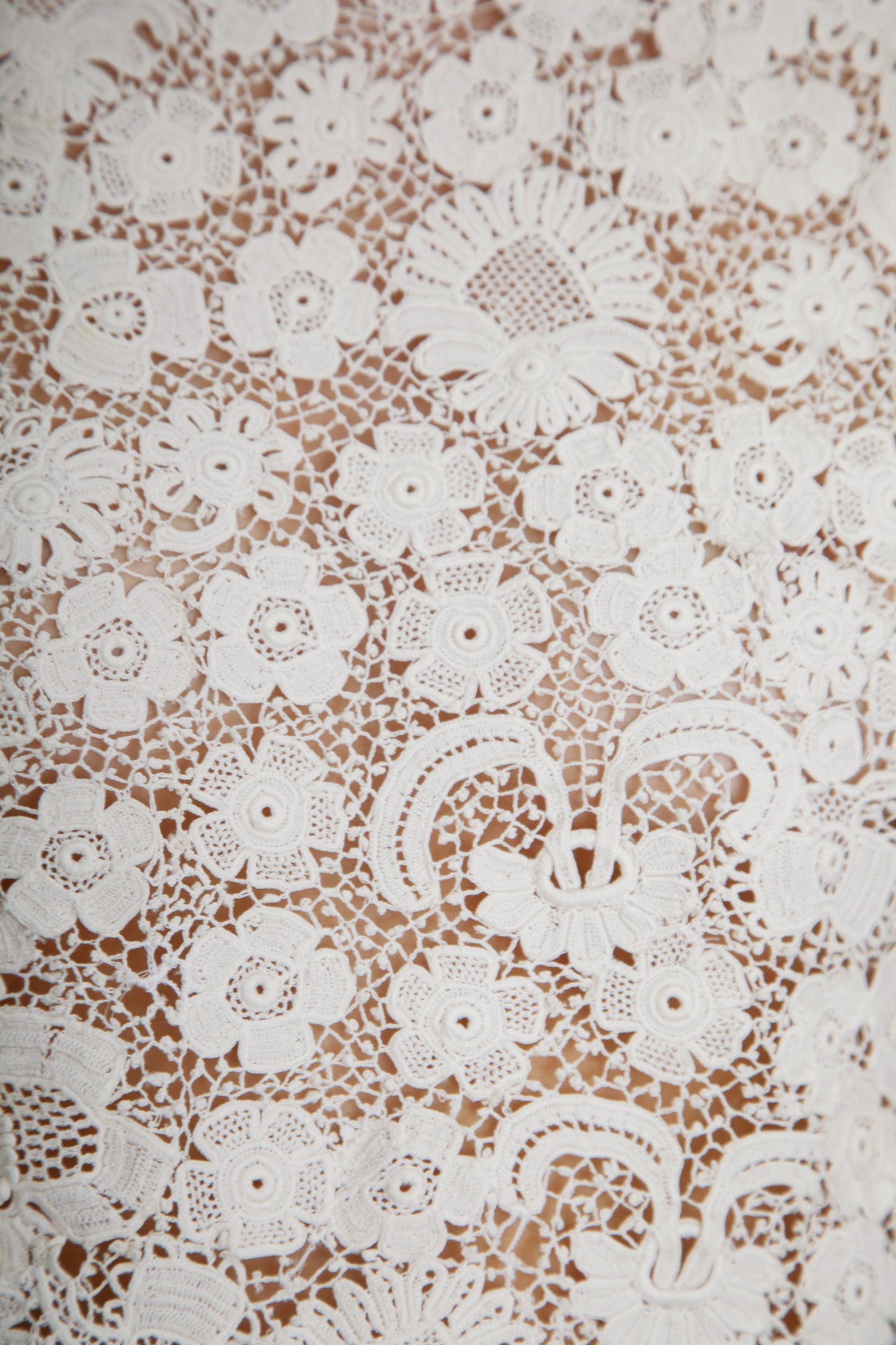1910 Irish Crochet Floral Blouse