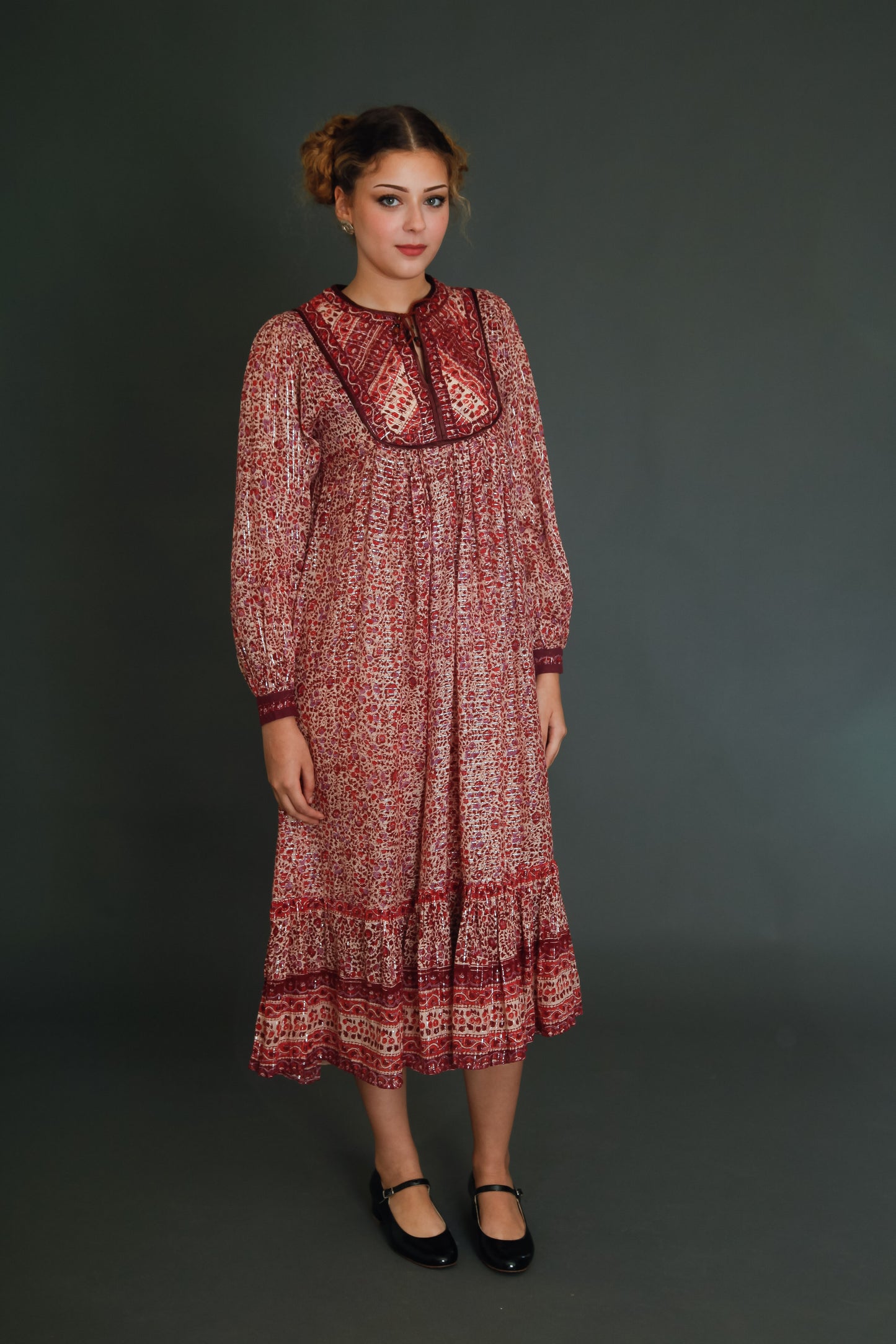 Late 70s Indian Gauze Dress