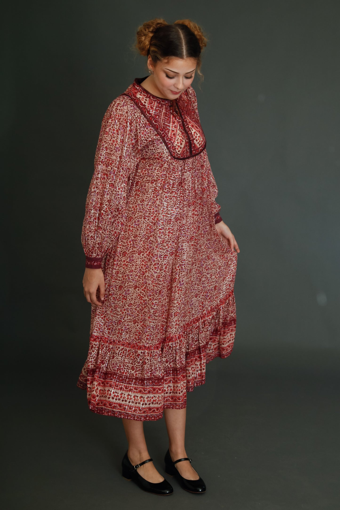Late 70s Indian Gauze Dress