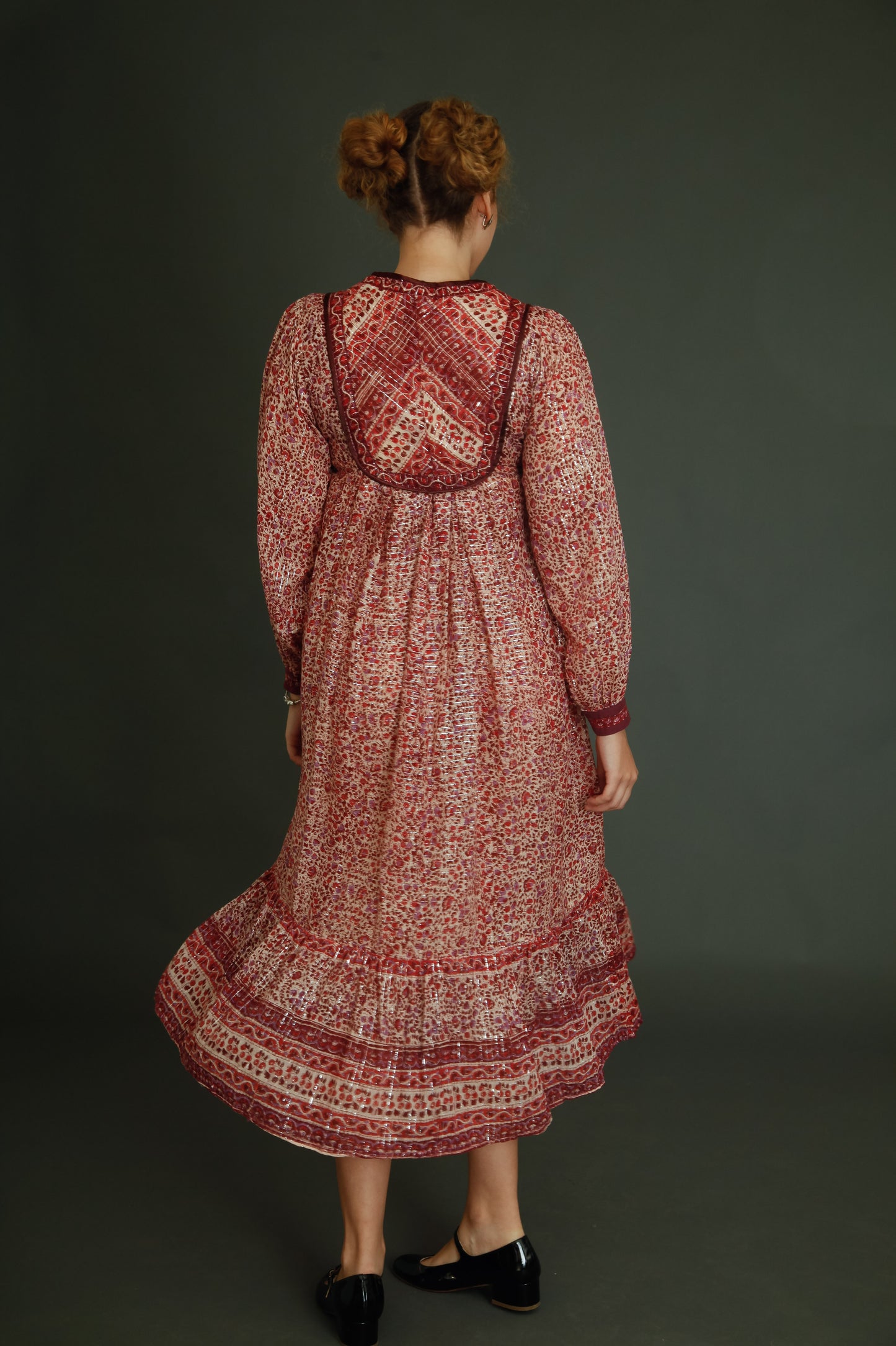 Late 70s Indian Gauze Dress