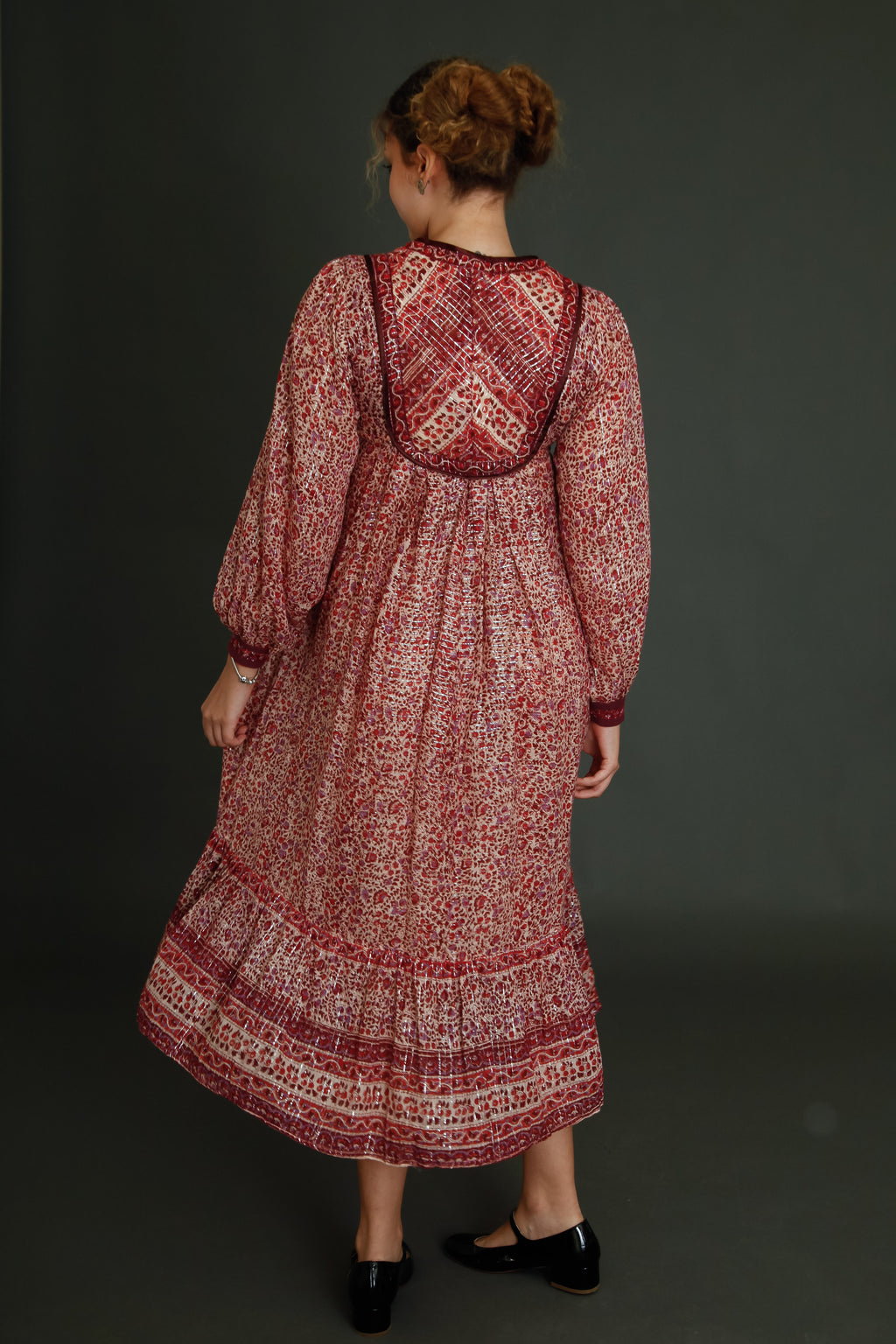 Late 70s Indian Gauze Dress