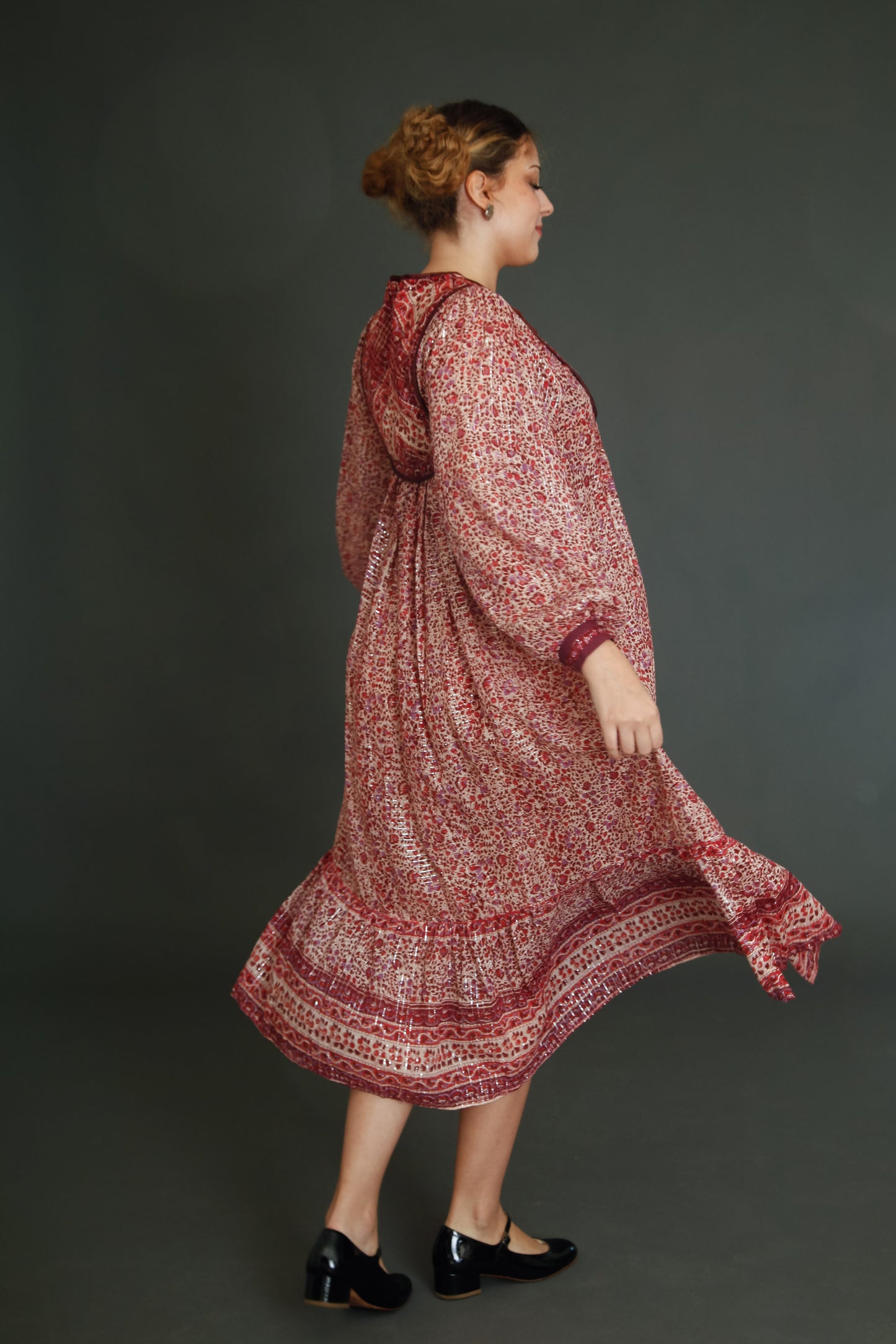 Late 70s Indian Gauze Dress