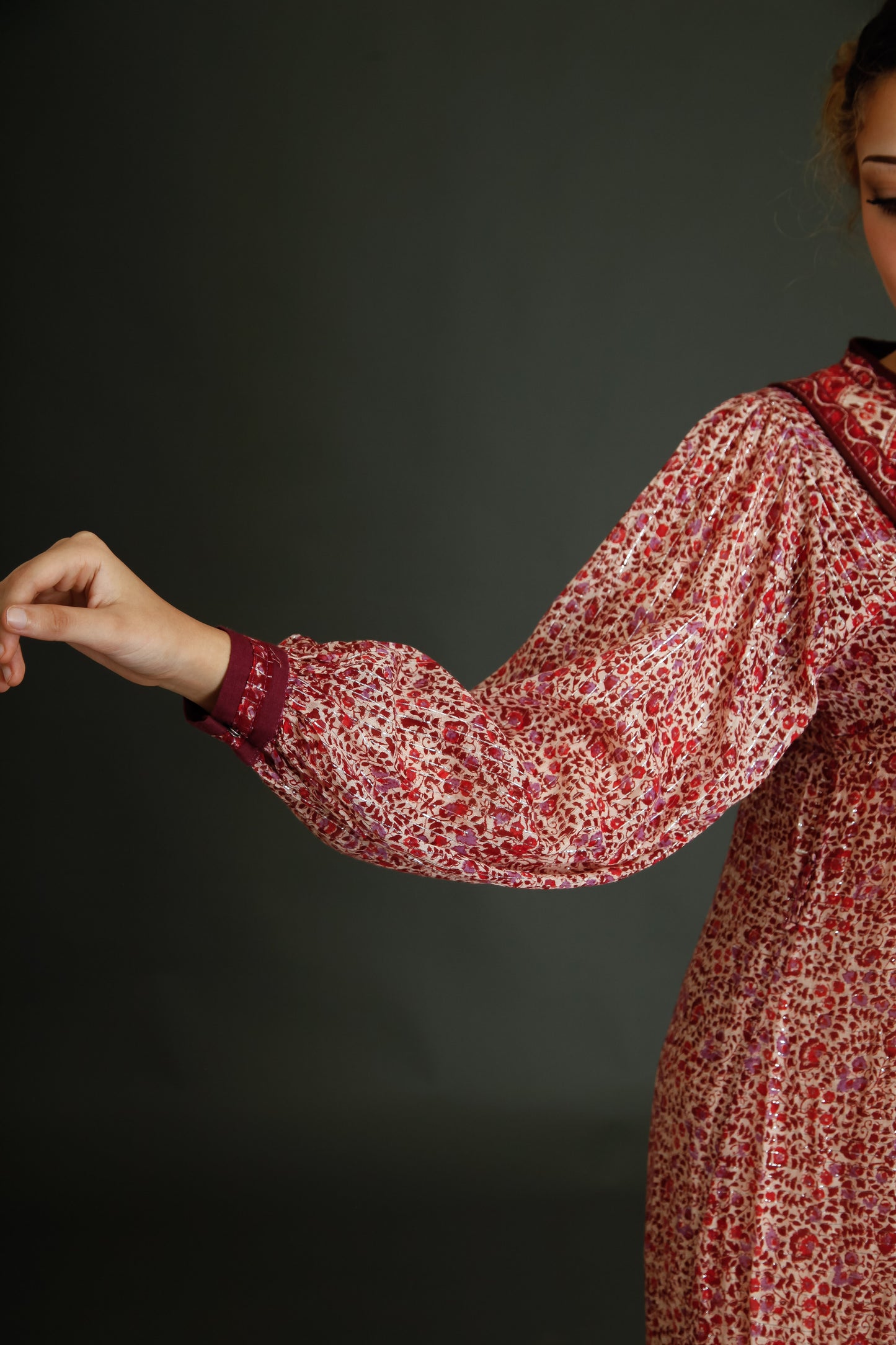 Late 70s Indian Gauze Dress