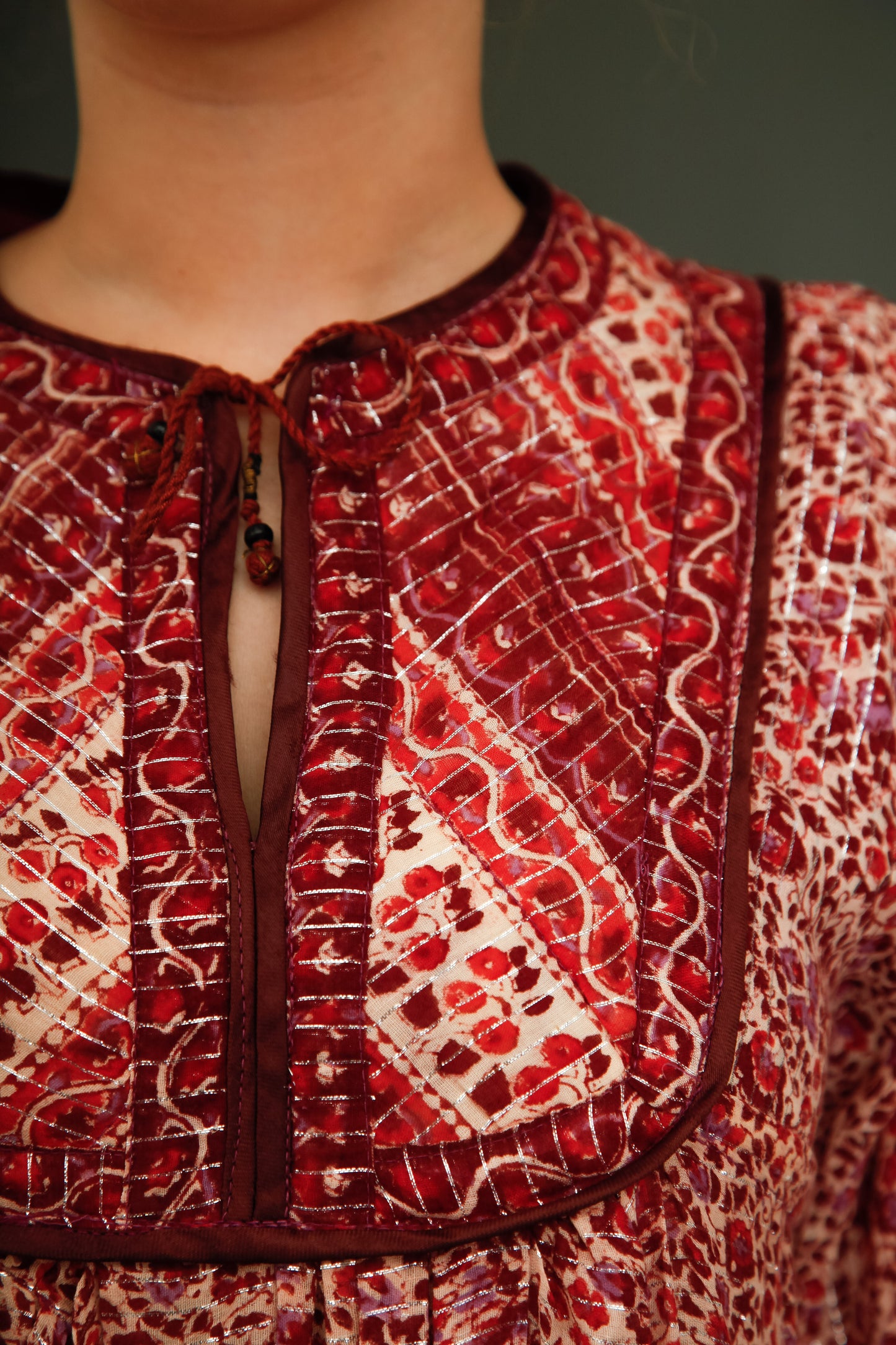 Late 70s Indian Gauze Dress