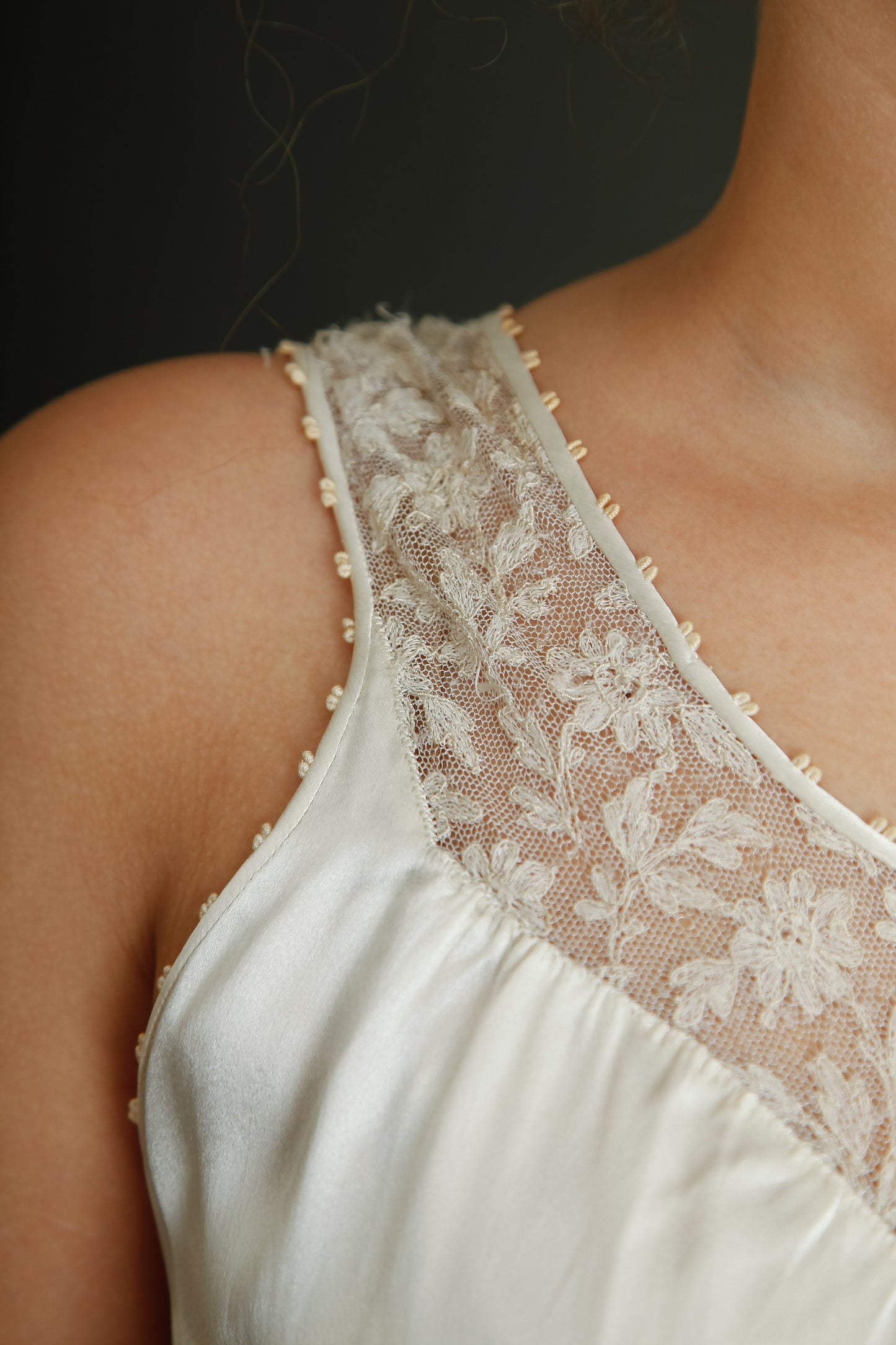 1930 Silk Satin Nightgown