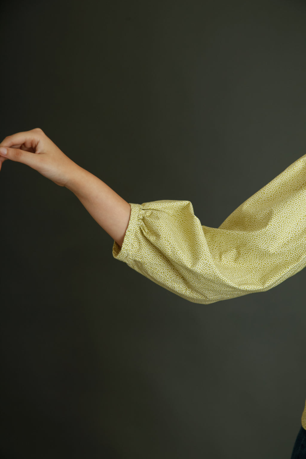 1980 Theatrical Cotton Blouse