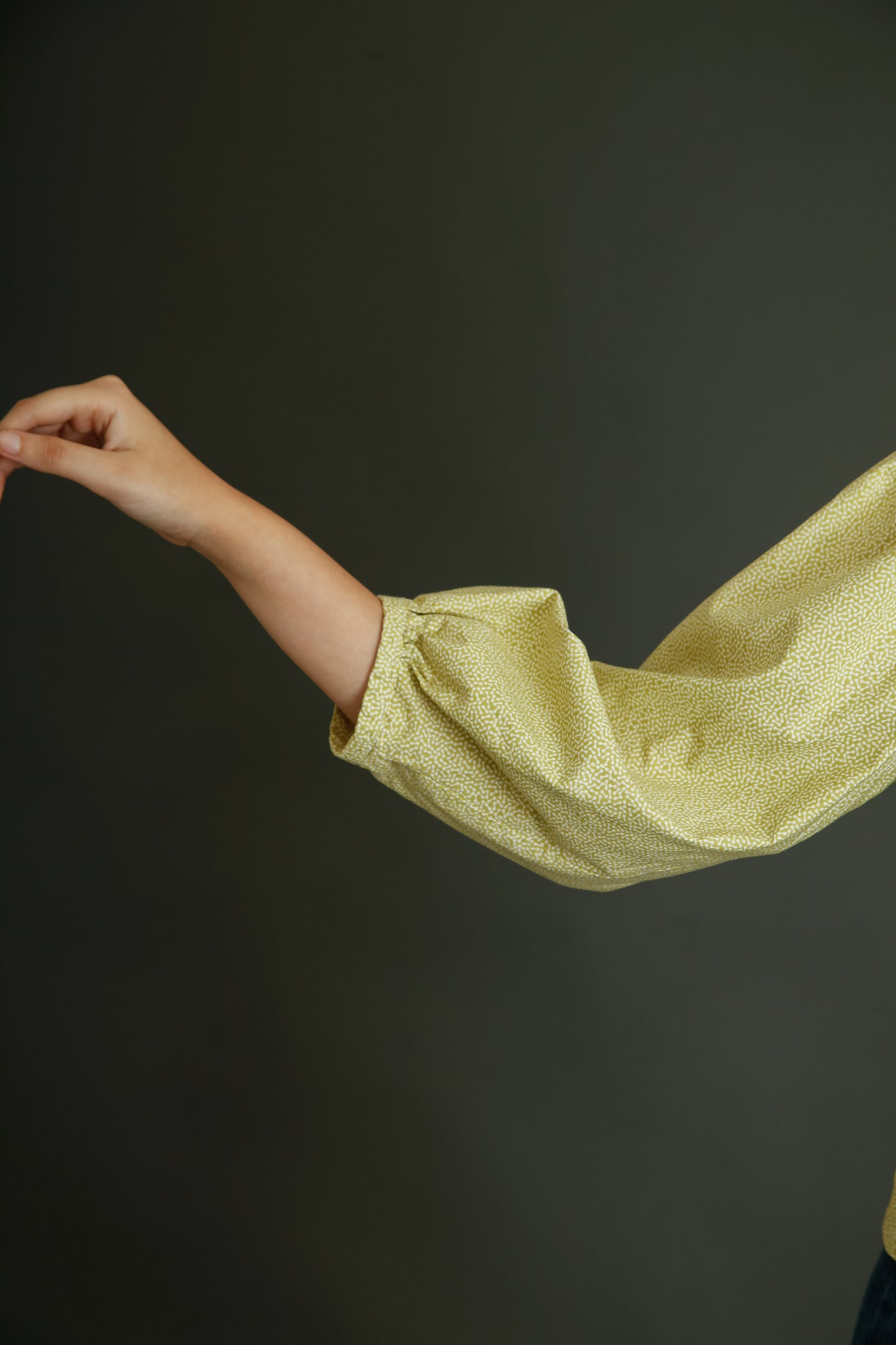 1980 Theatrical Cotton Blouse
