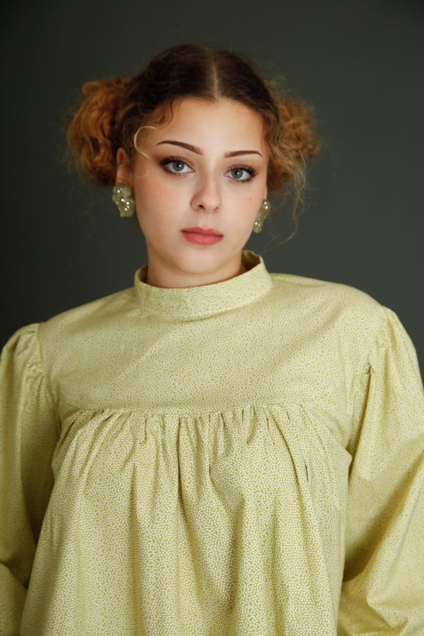 1980 Theatrical Cotton Blouse