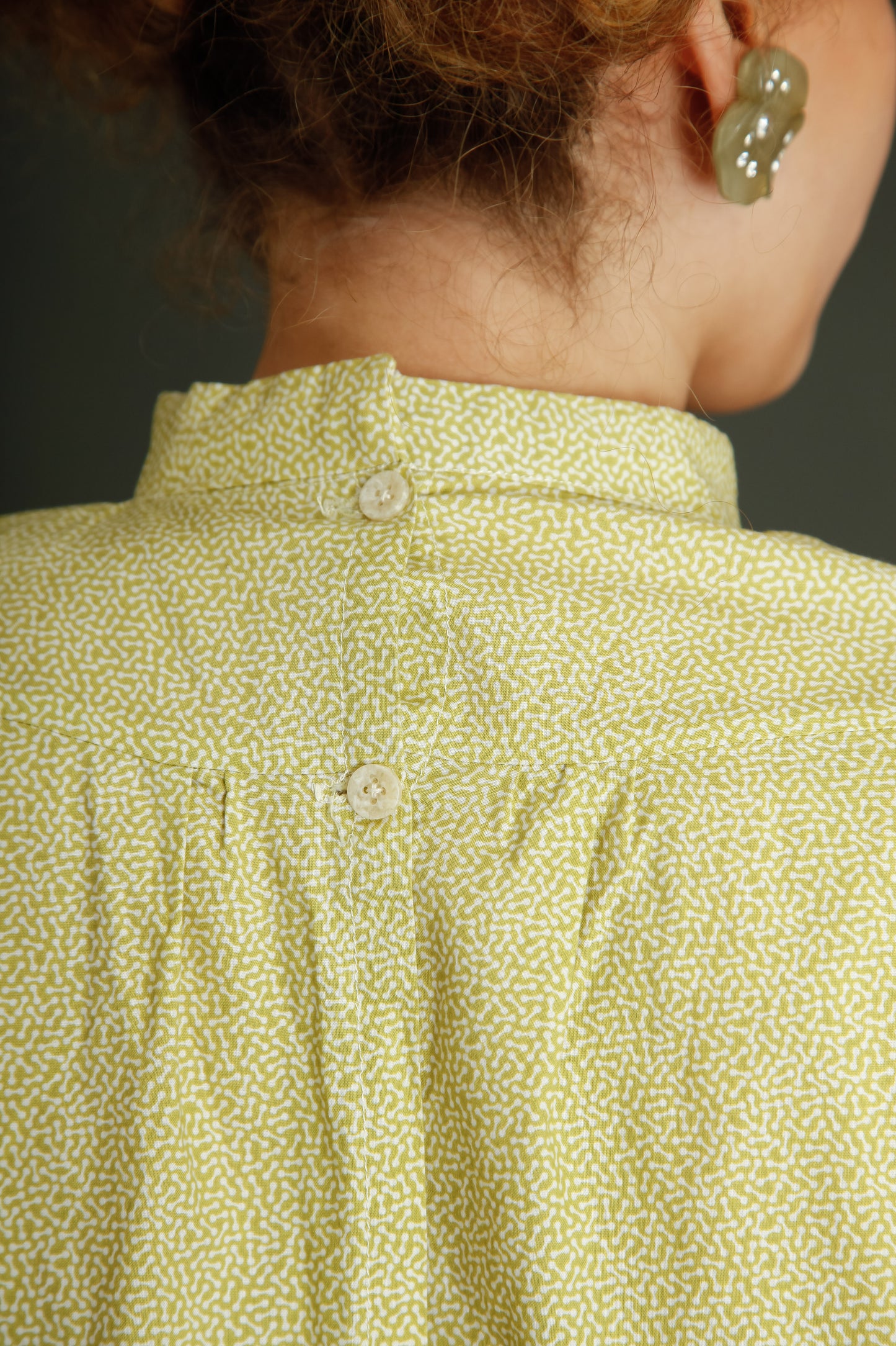 1980 Theatrical Cotton Blouse