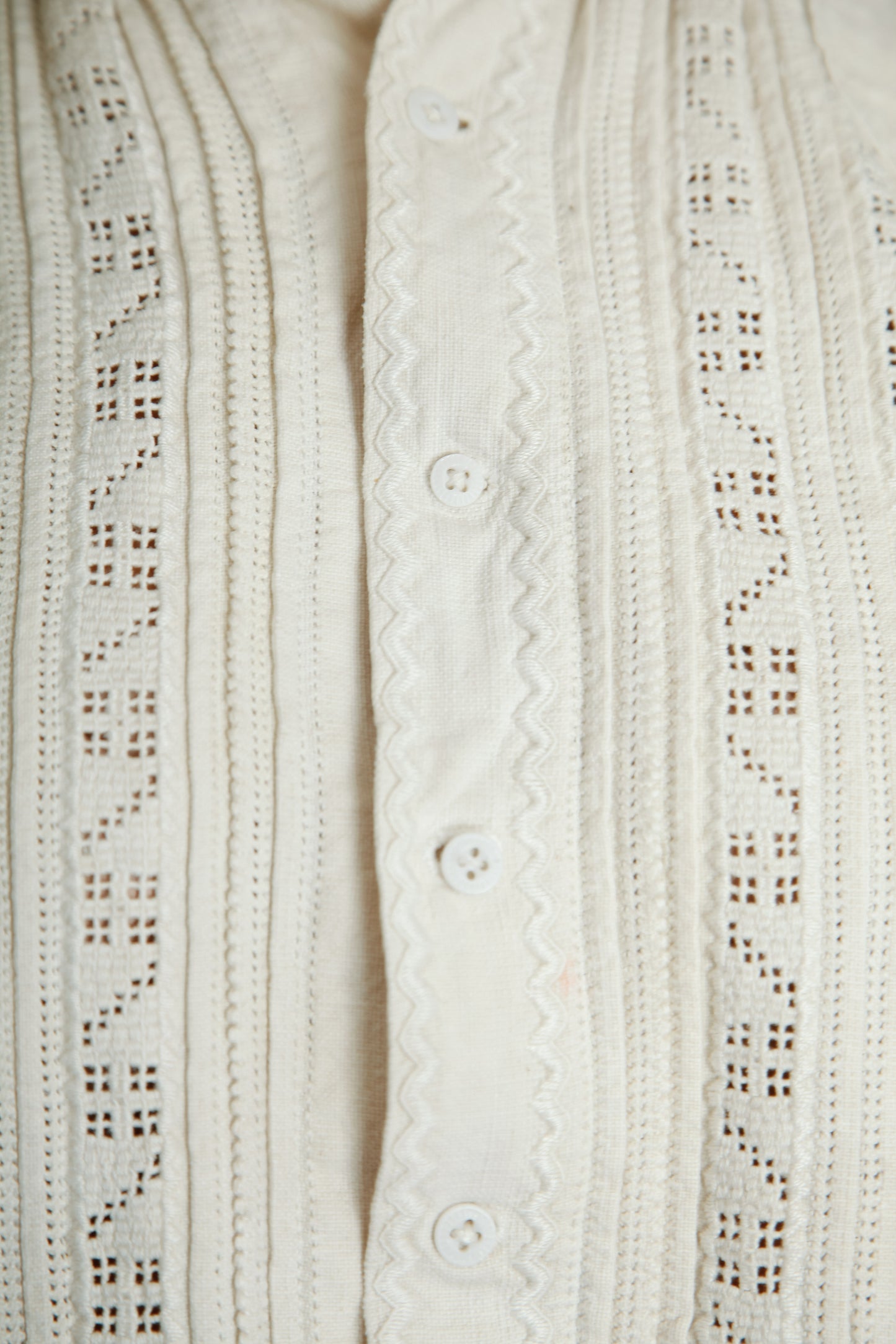 1930 Romanian Embroidered Folk Blouse