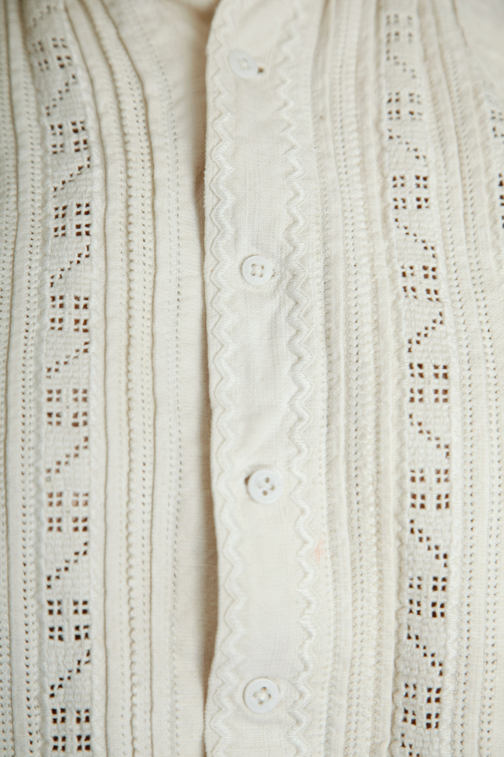 1930 Romanian Embroidered Folk Blouse