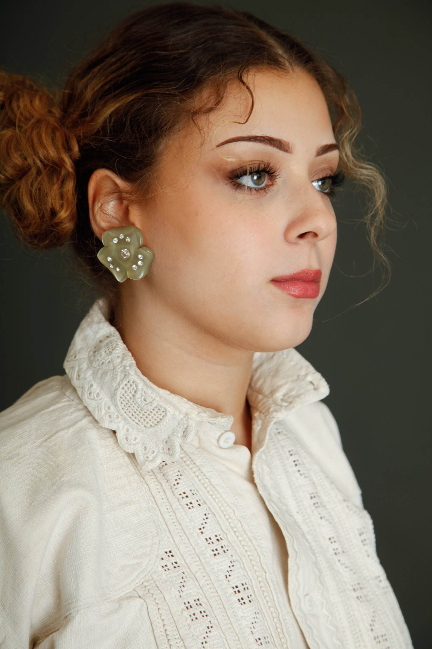 1930 Romanian Embroidered Folk Blouse