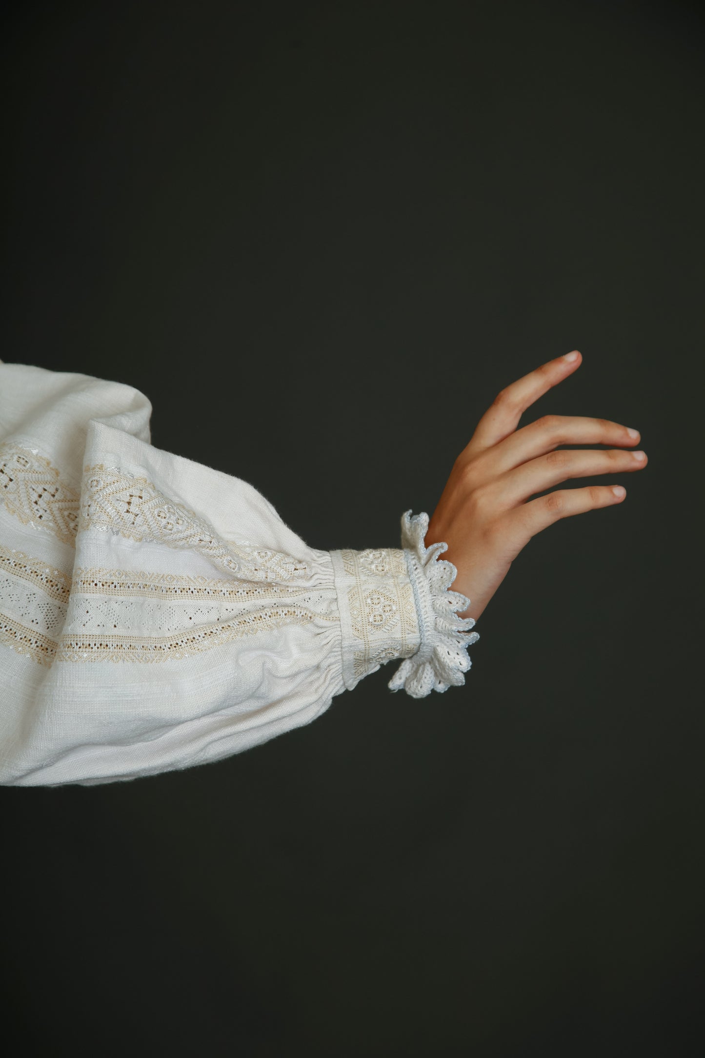 Antique Romanian Folk Blouse