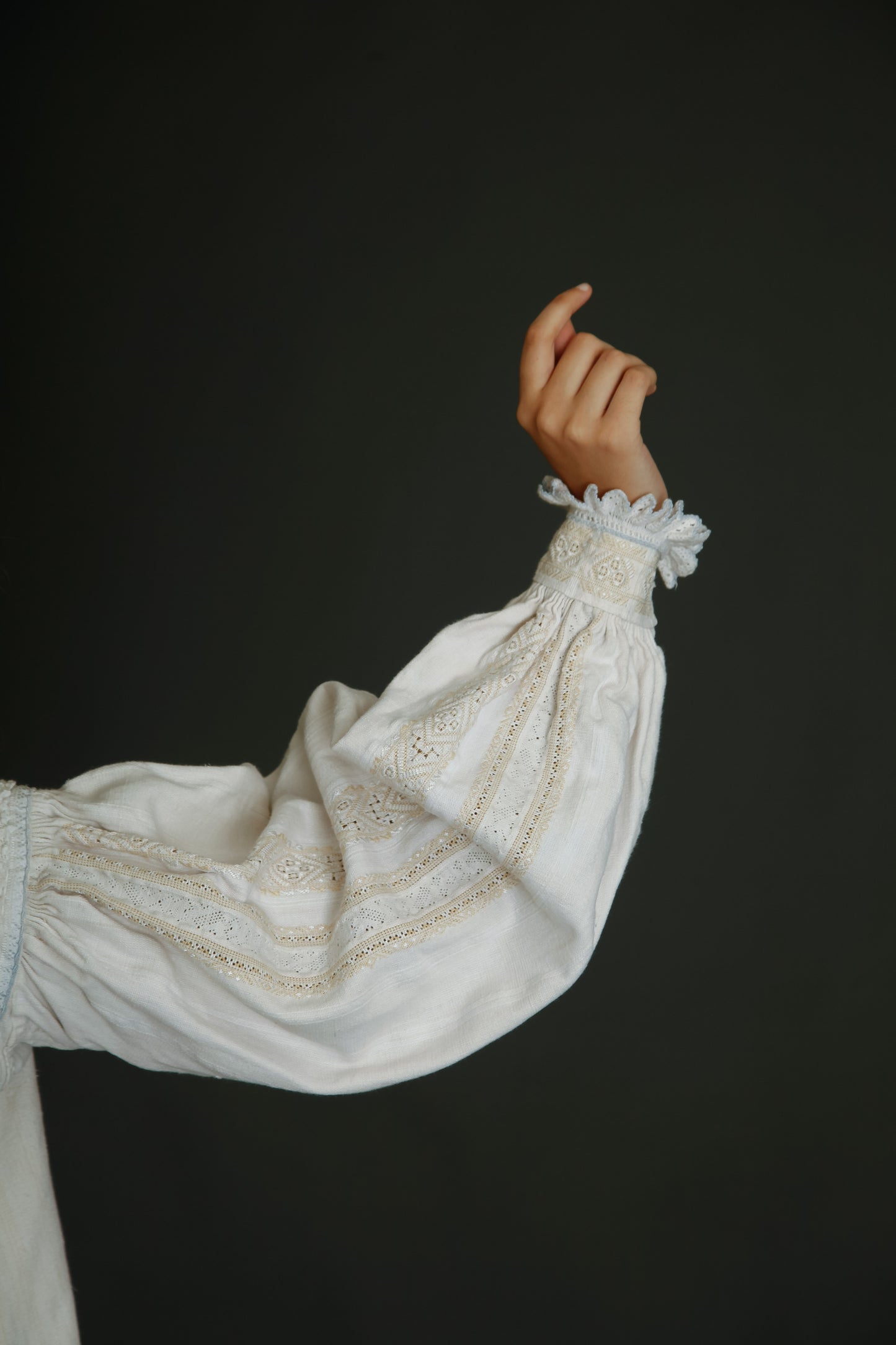 Antique Romanian Folk Blouse