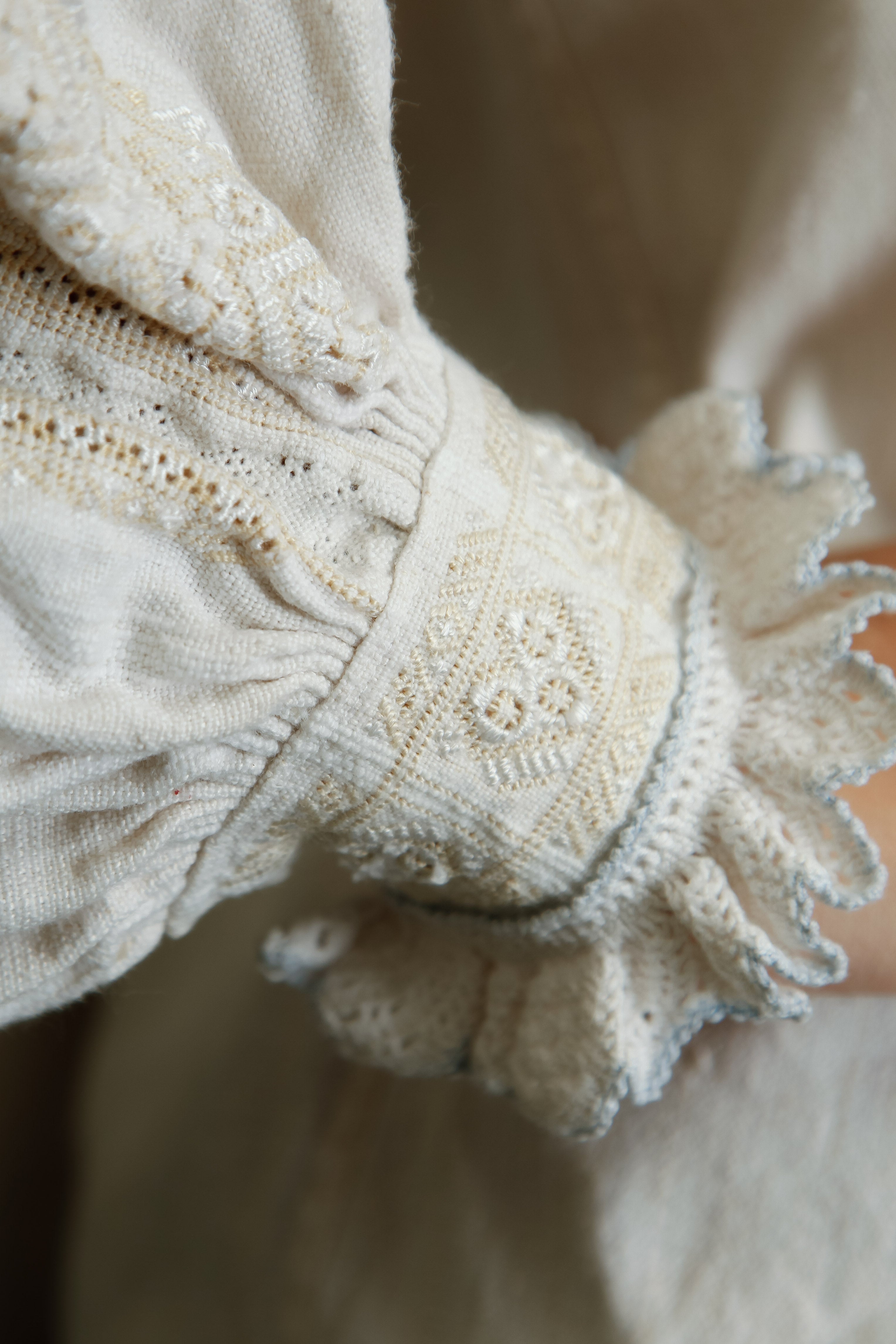 Antique Romanian Folk Blouse