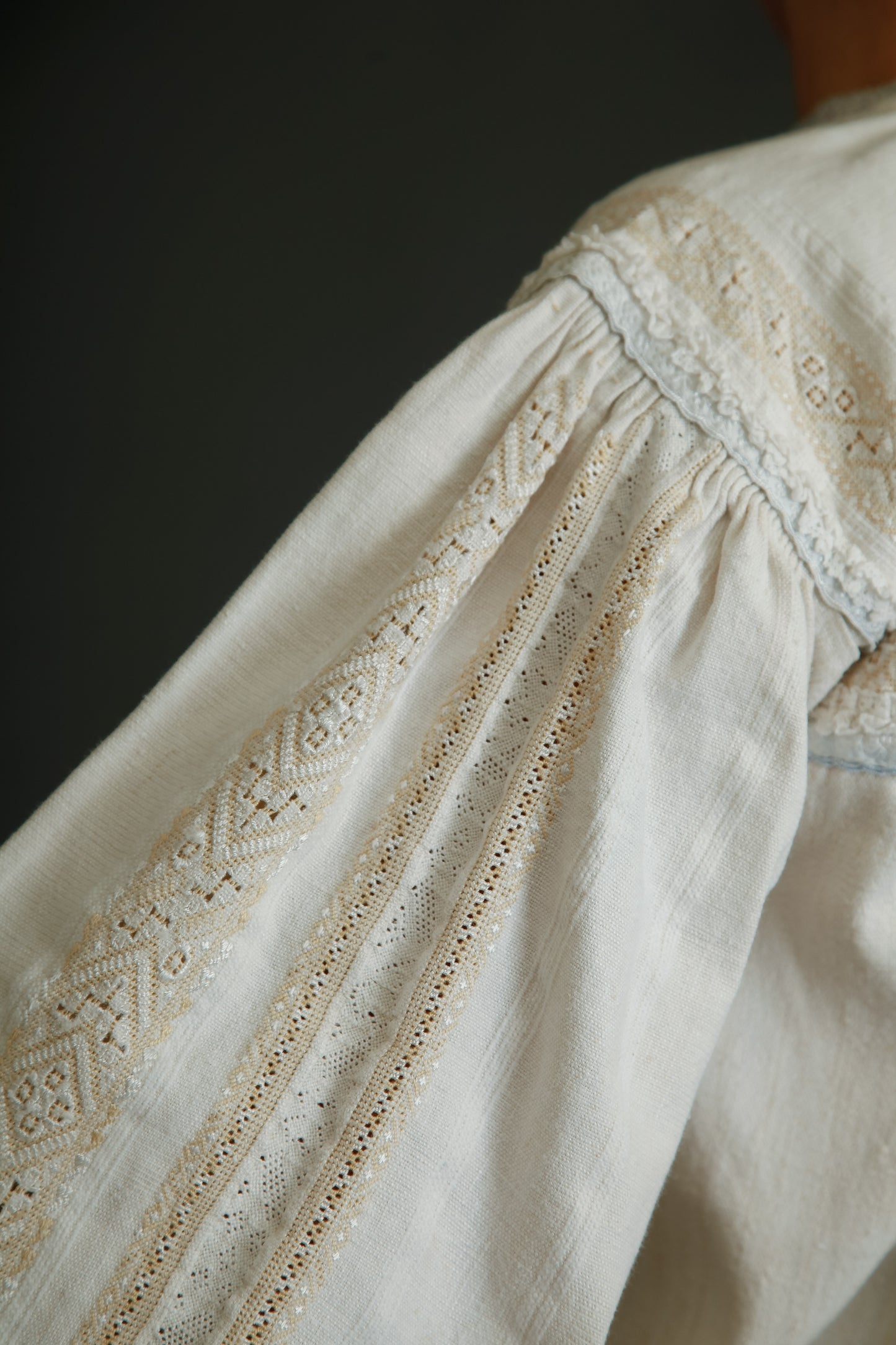 Antique Romanian Folk Blouse