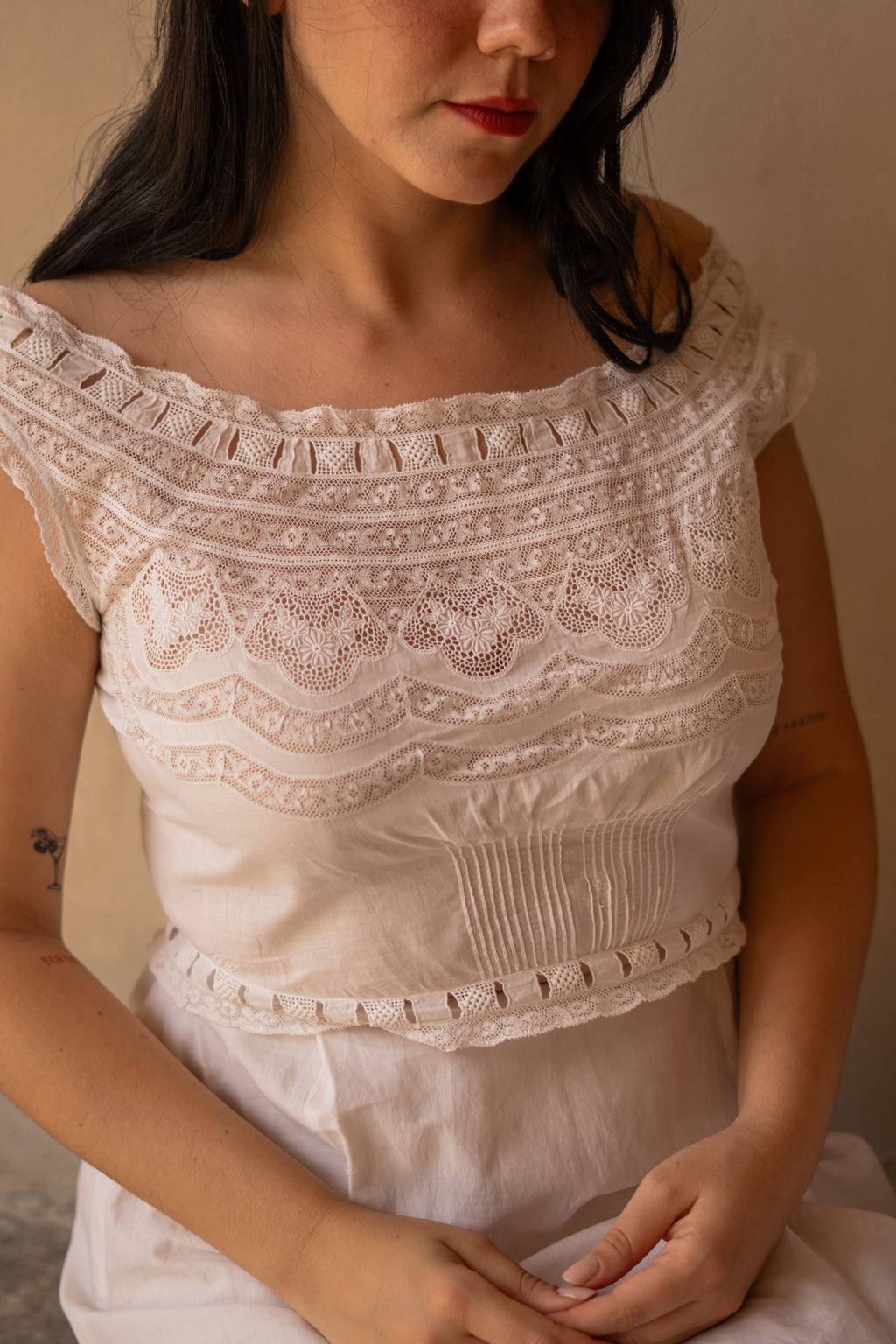 Antique Edwardian Corset Cover
