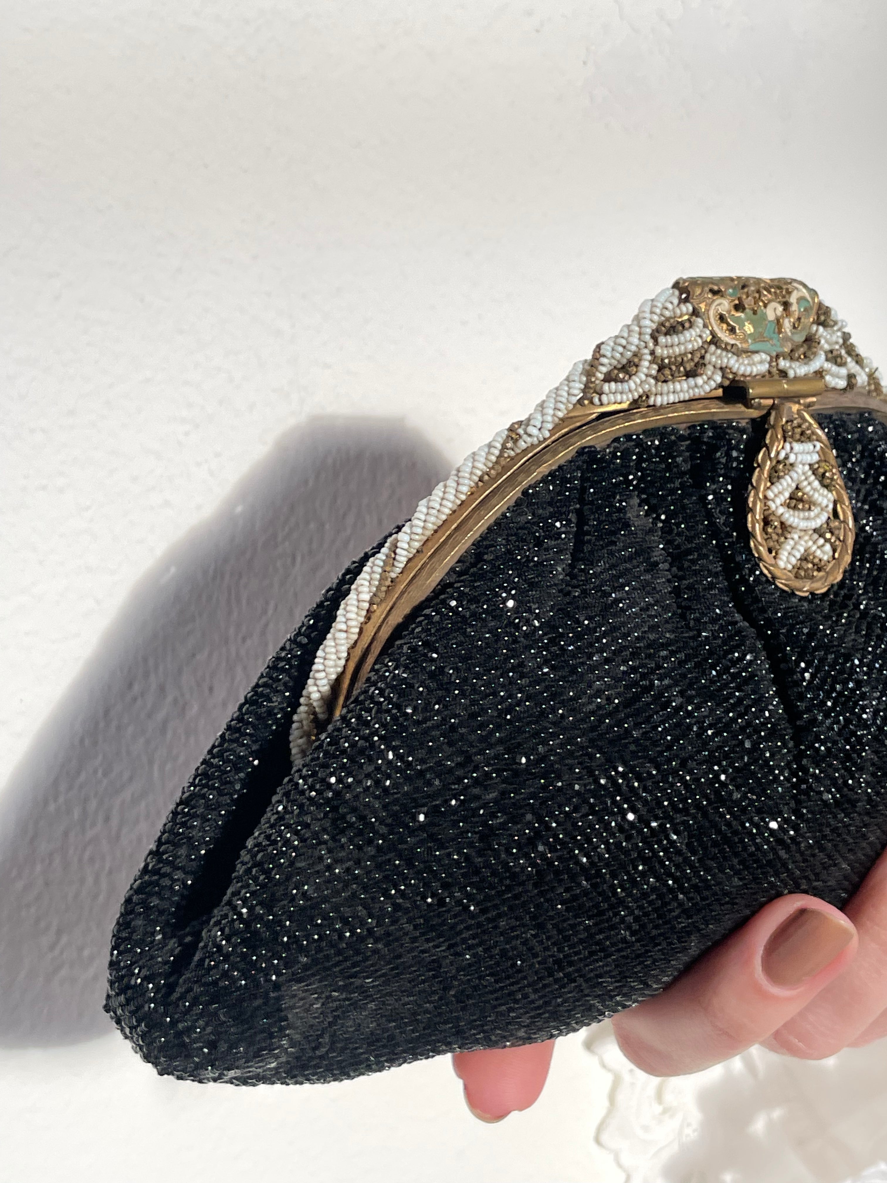 1930 French Evening Beaded Clutch