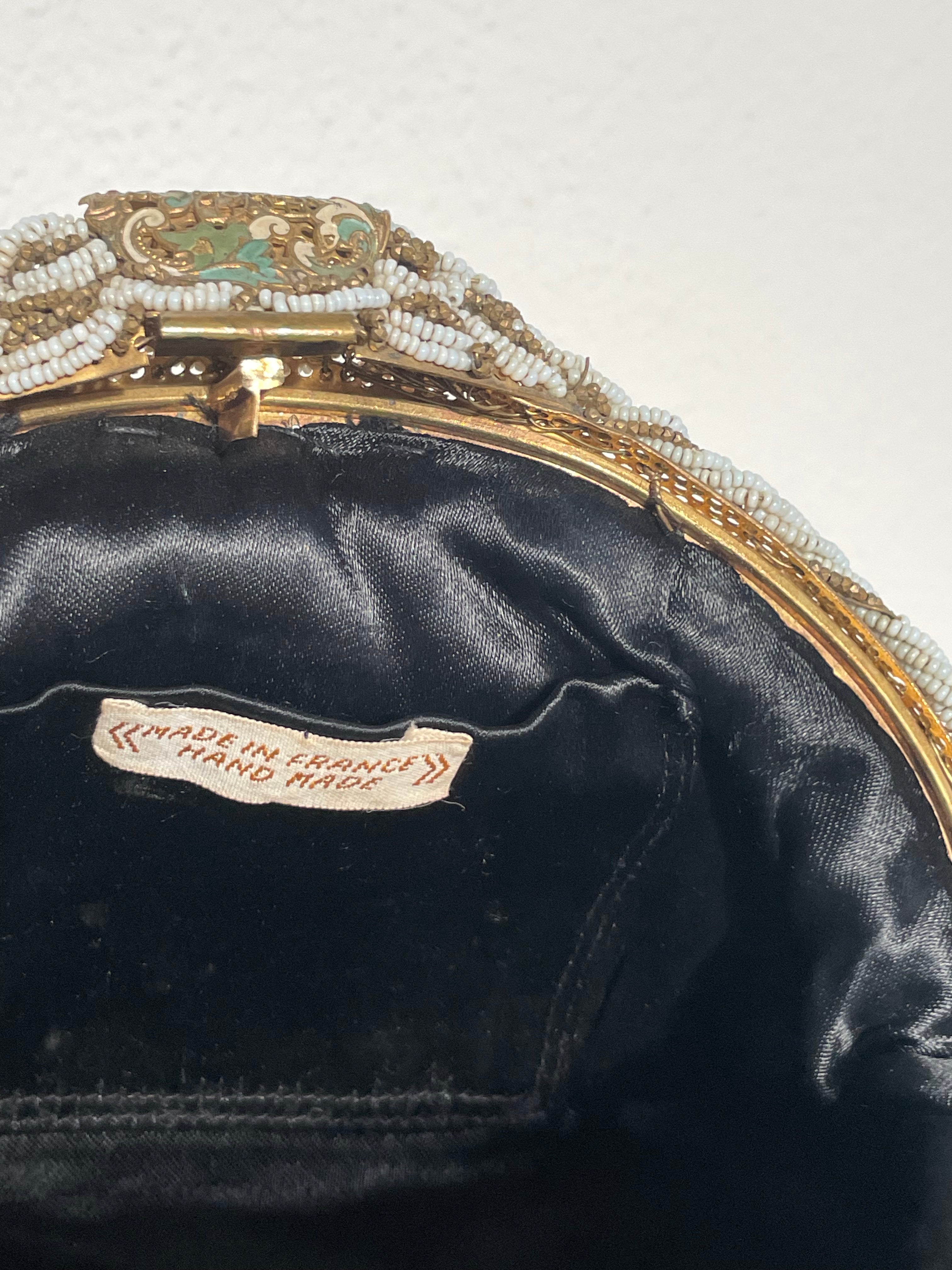 1930 French Evening Beaded Clutch