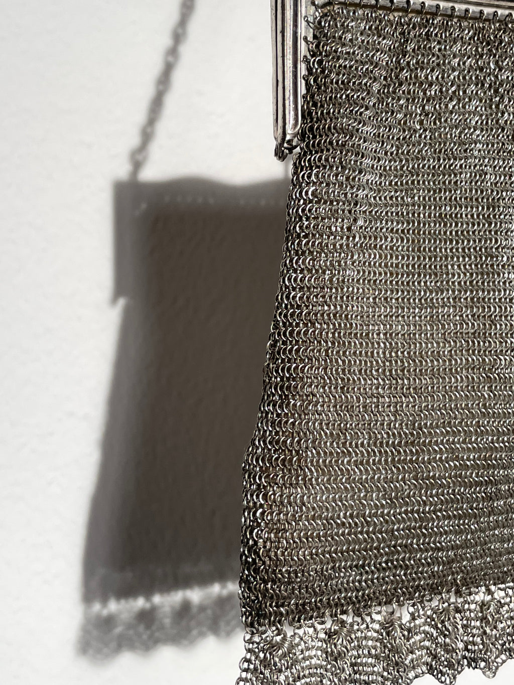 Antique German Silver Mesh Purse