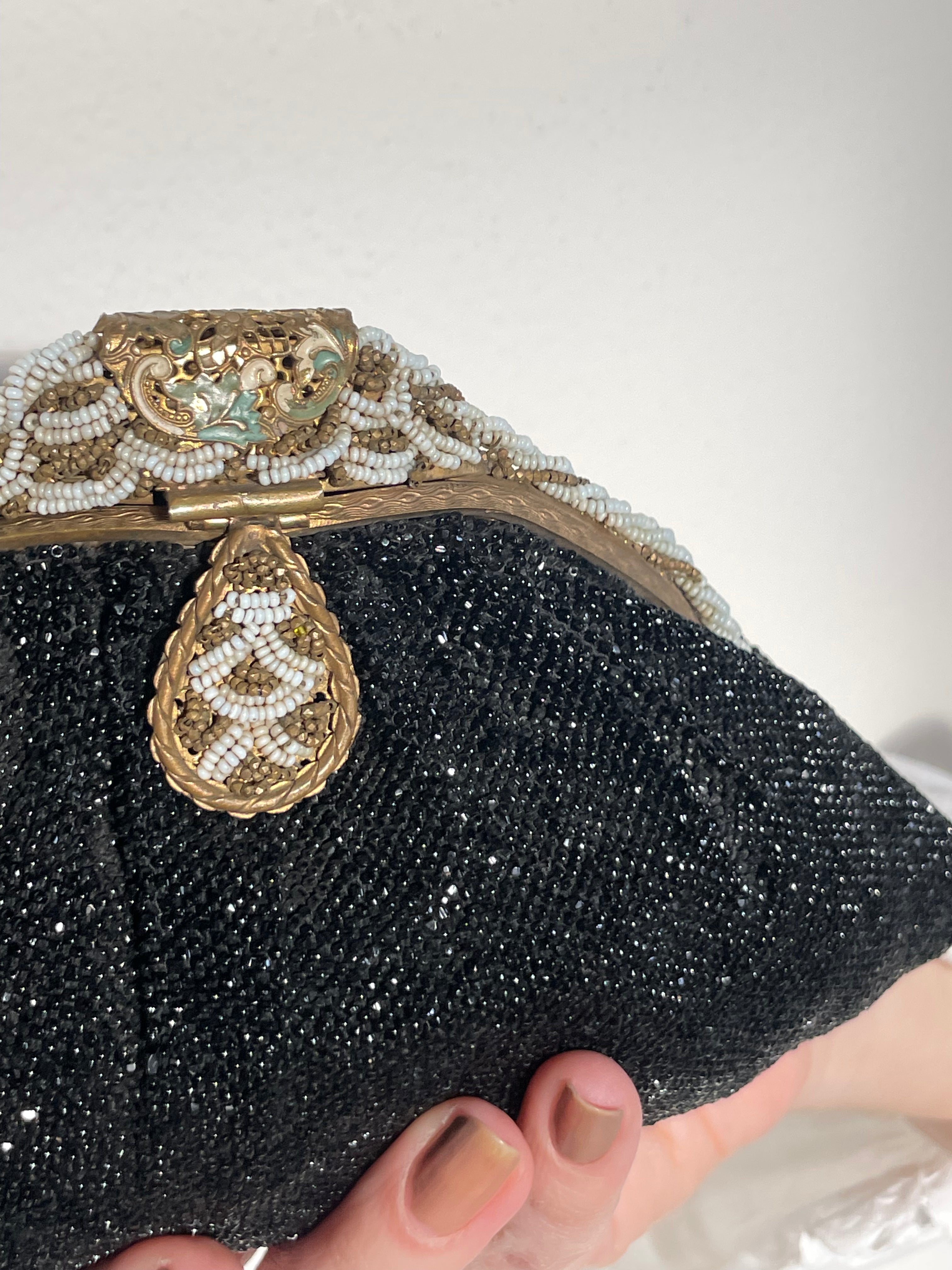 1930 French Evening Beaded Clutch